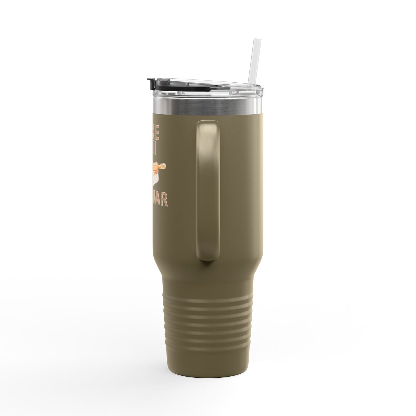Make Roti Not War Insulated Travel Mug - 40oz - Little Story Co.