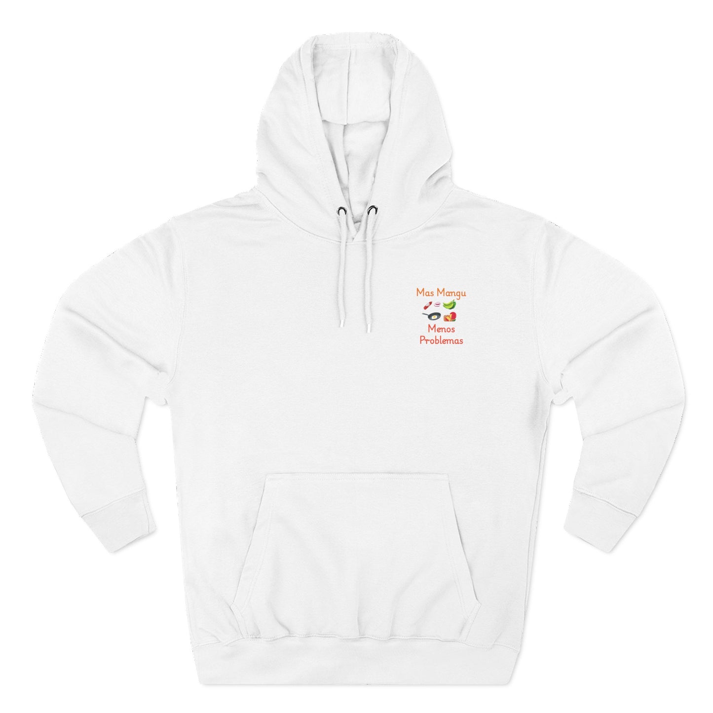 'Mas Mangú Menos Problemas', Funny Dominican Tropical Fleece Hoodie - Little Story Co.