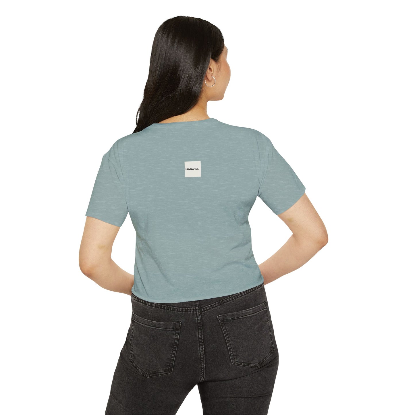 Women's Festival Crop Top - Liming and Bacchanal Logo - Little Story Co.