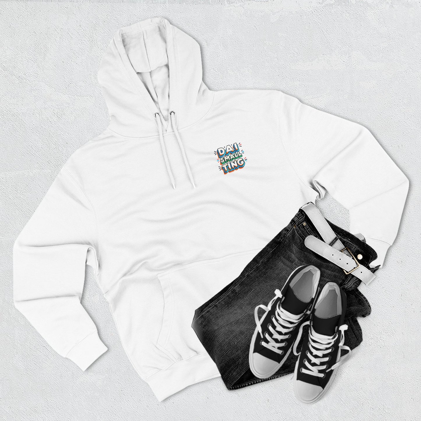 Dai Small Ting Trinidad Unisex Fleece-lined Cotton Hoodie - Little Story Co.