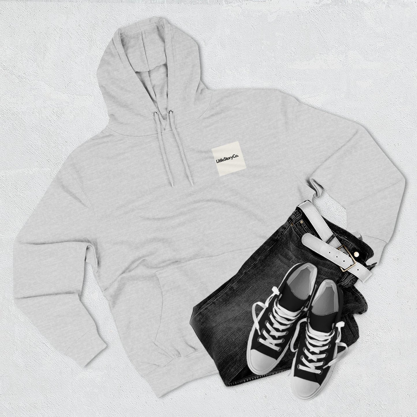 Lucky St. Patrick's Day Fleece Hoodie - Un Domincano Trying to Get Lucky, dominican st. patricks day hoodie - Little Story Co.