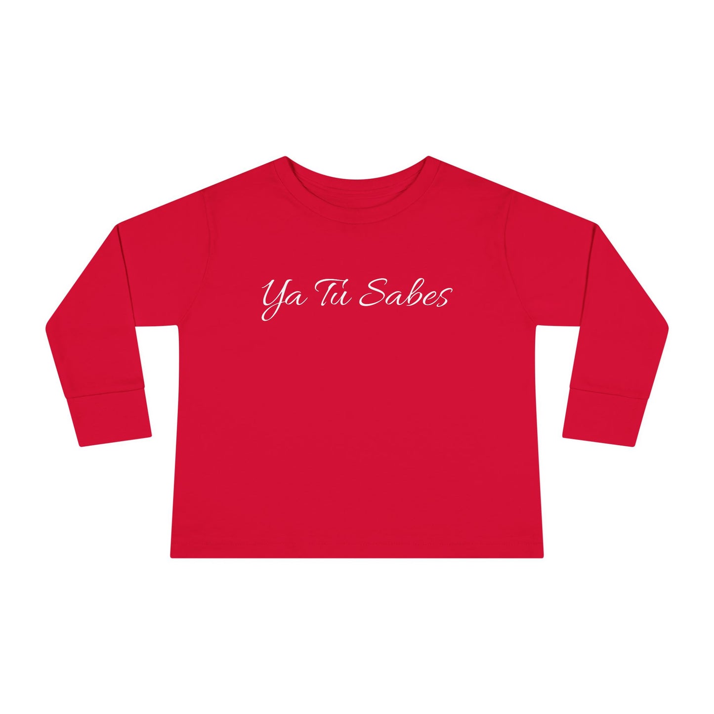 Toddler Long Sleeve Ya Tu Sabes Tee - Little Story Co.