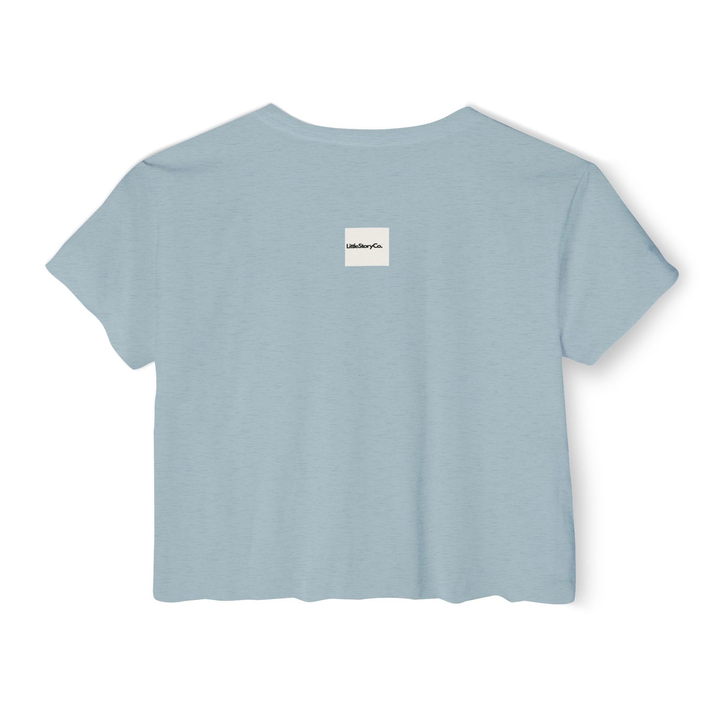 Women's Festival Crop Top - Liming and Bacchanal Logo - Little Story Co.