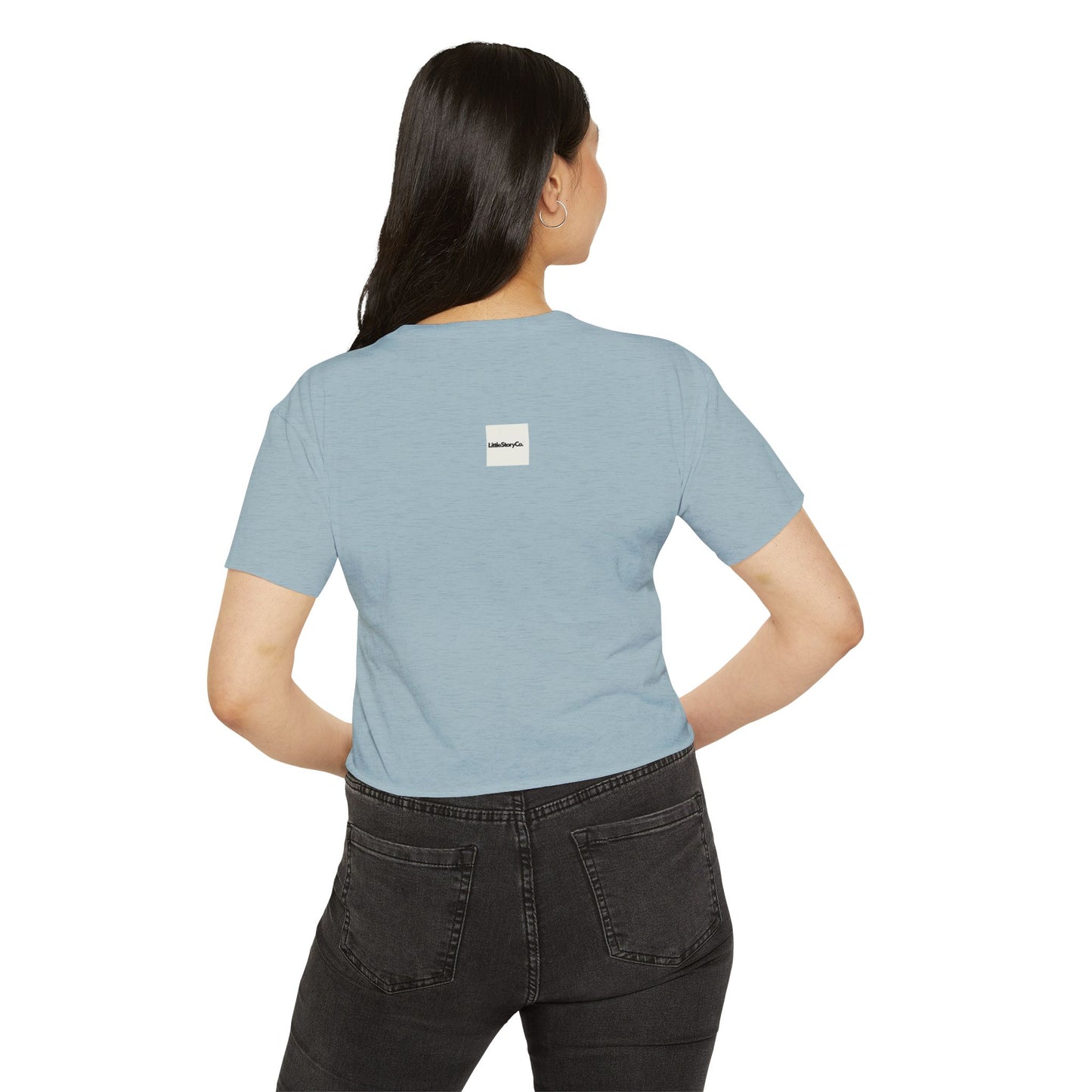 Women's Festival Crop Top - Liming and Bacchanal Logo - Little Story Co.