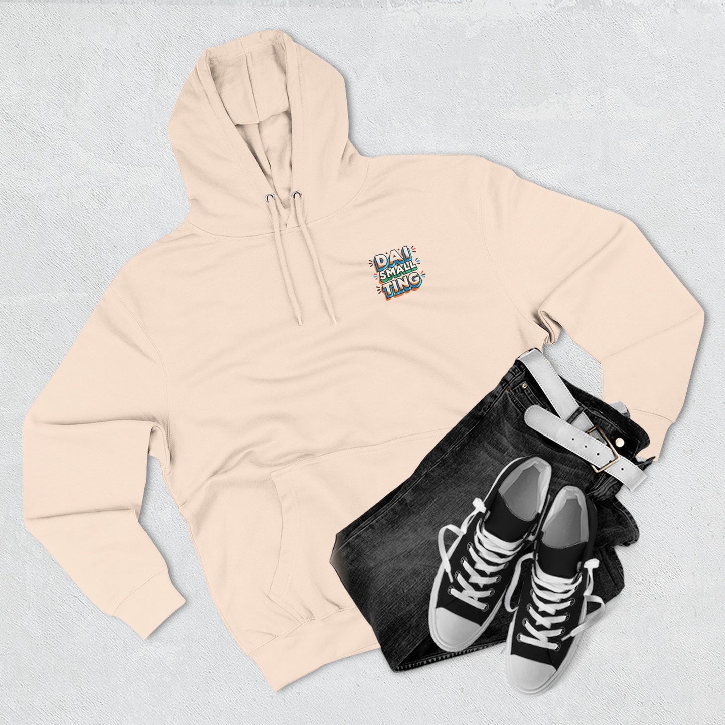 Dai Small Ting Trinidad Unisex Fleece-lined Cotton Hoodie - Little Story Co.