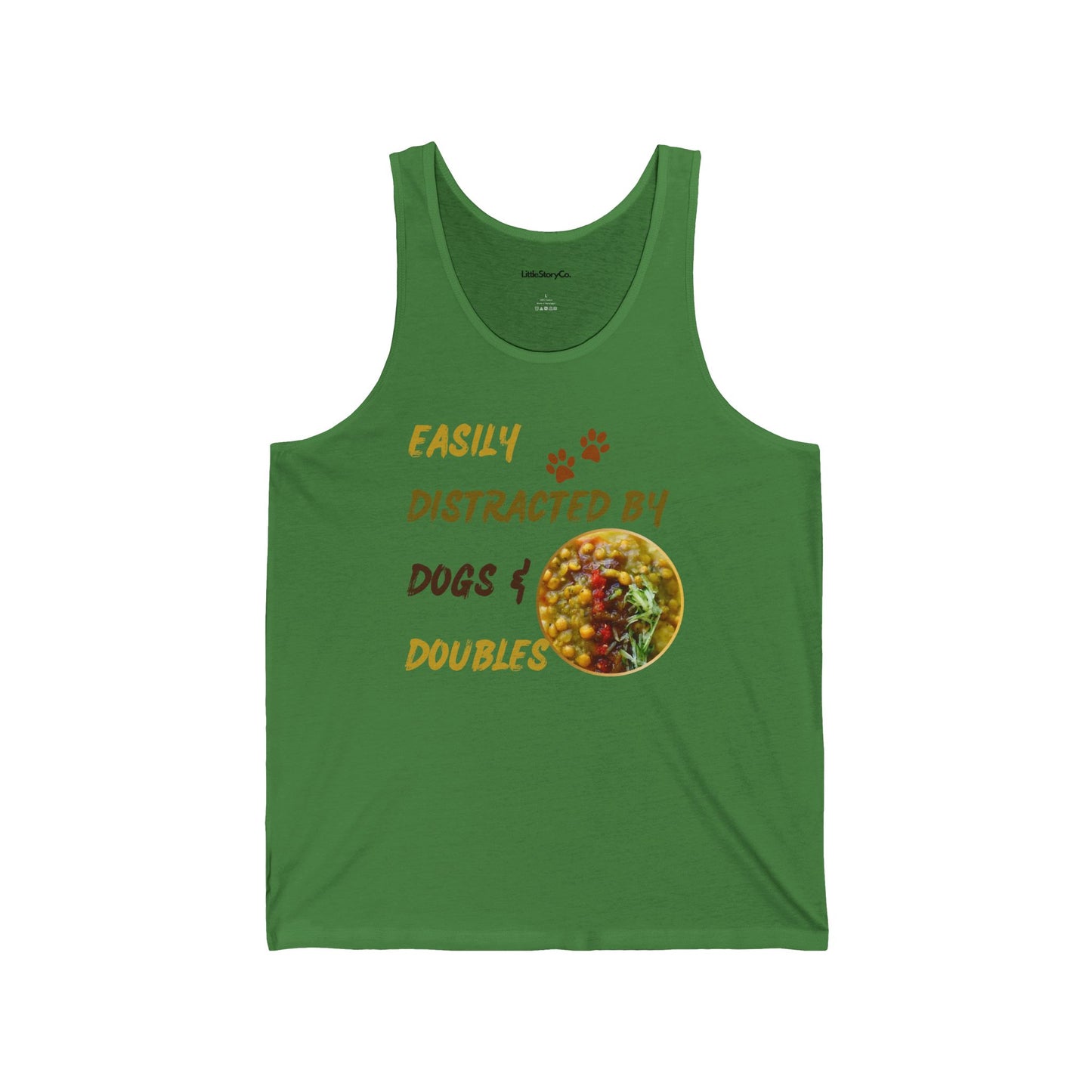 Easily Distracted by Dogs & Doubles Unisex Tank - Little Story Co.