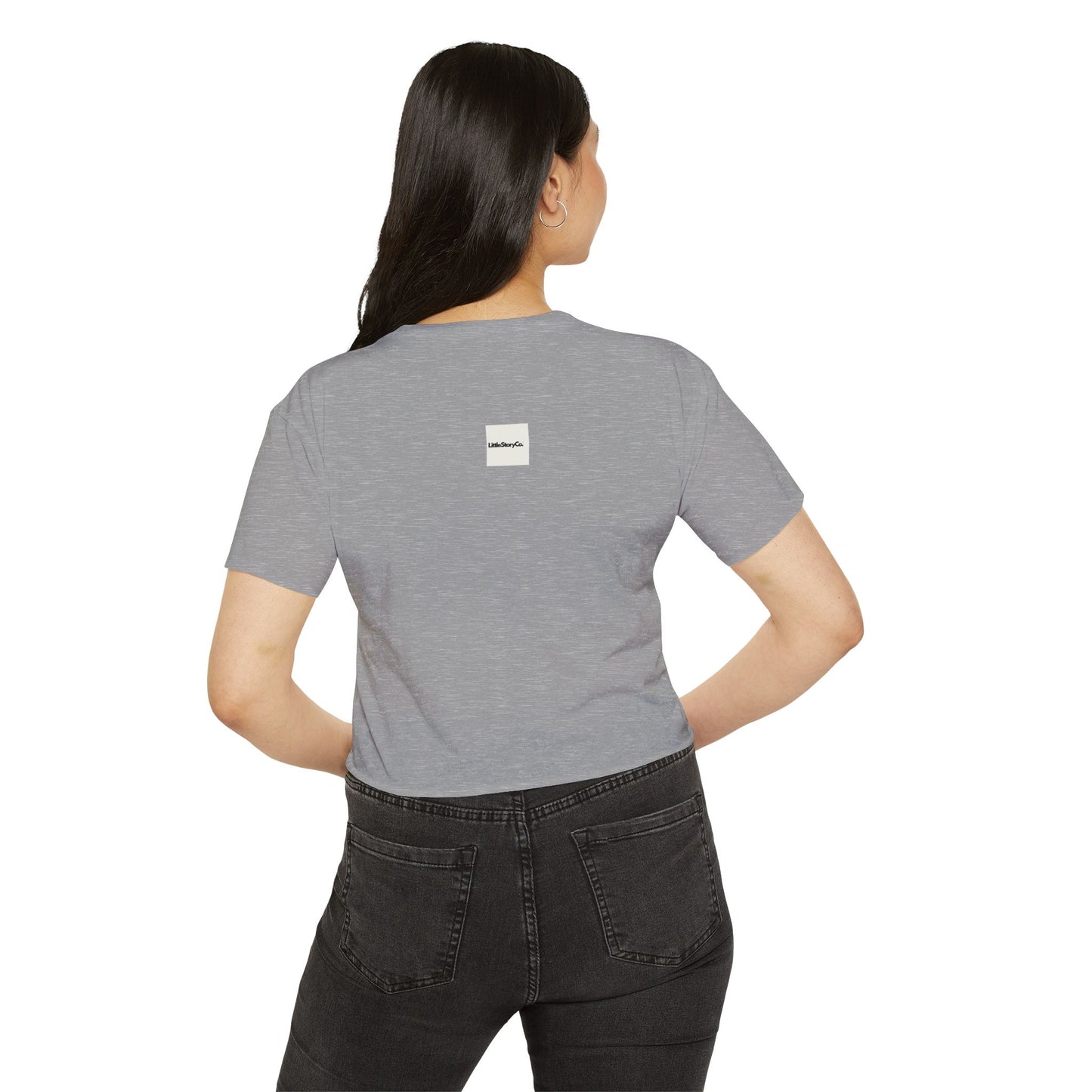 Women's Festival Crop Top - Liming and Bacchanal Logo - Little Story Co.