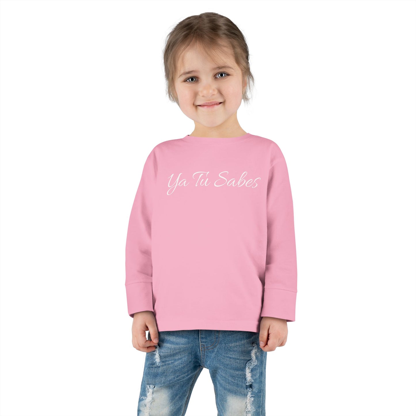 Toddler Long Sleeve Ya Tu Sabes Tee - Little Story Co.
