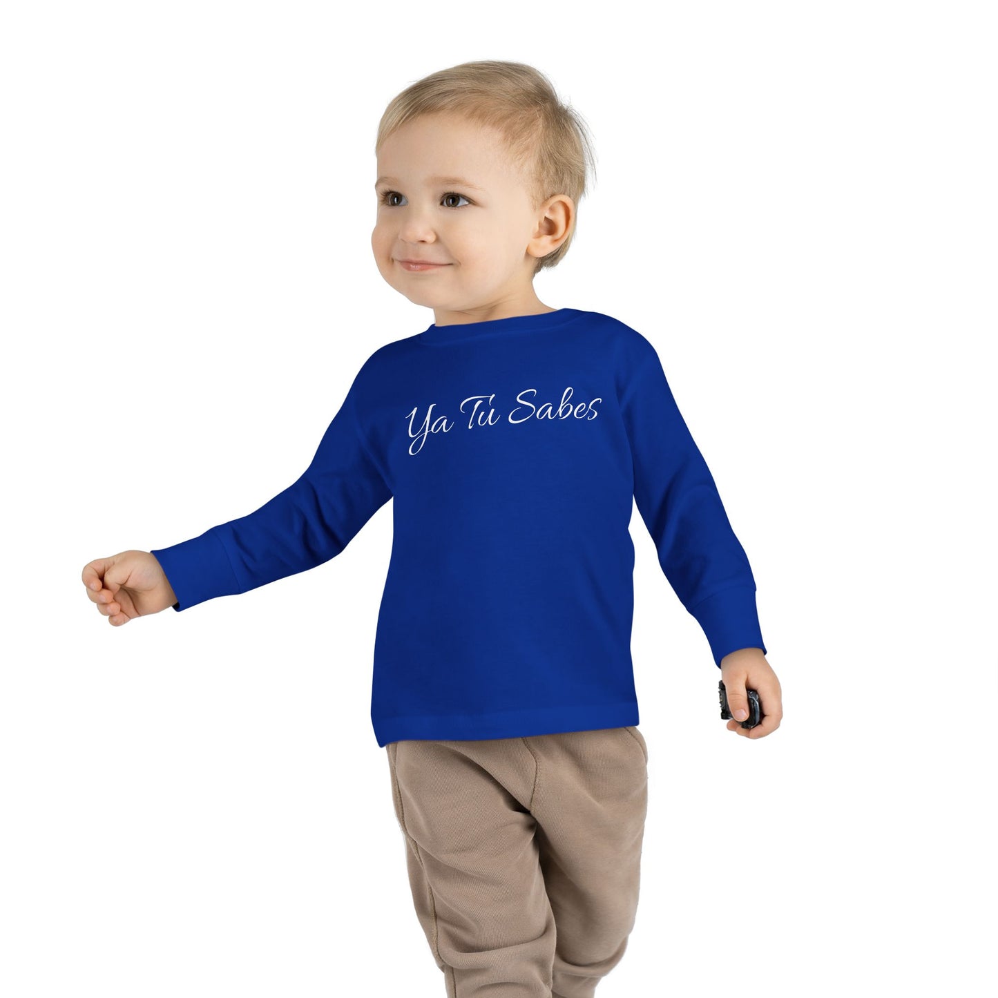 Toddler Long Sleeve Ya Tu Sabes Tee - Little Story Co.