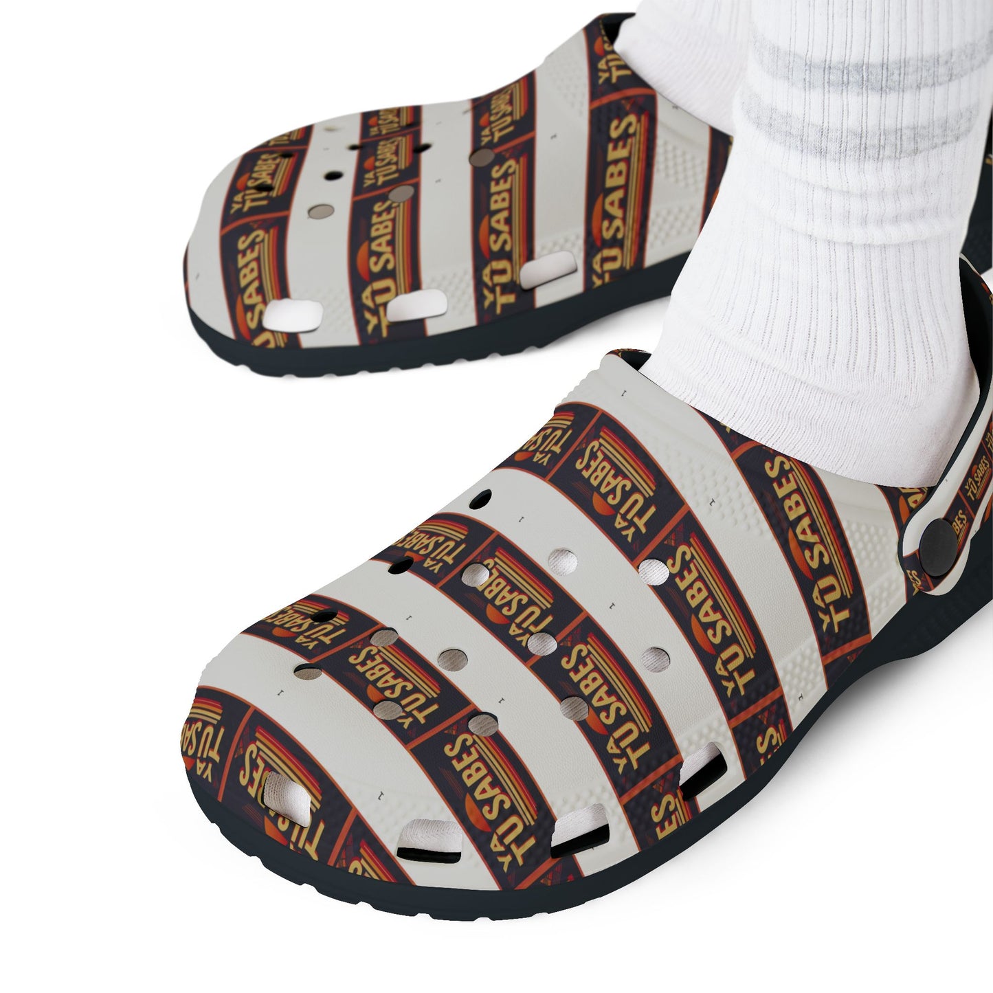 EVA Ya Tu Sabes Foam Rubber Shoes (AOP) - Little Story Co.