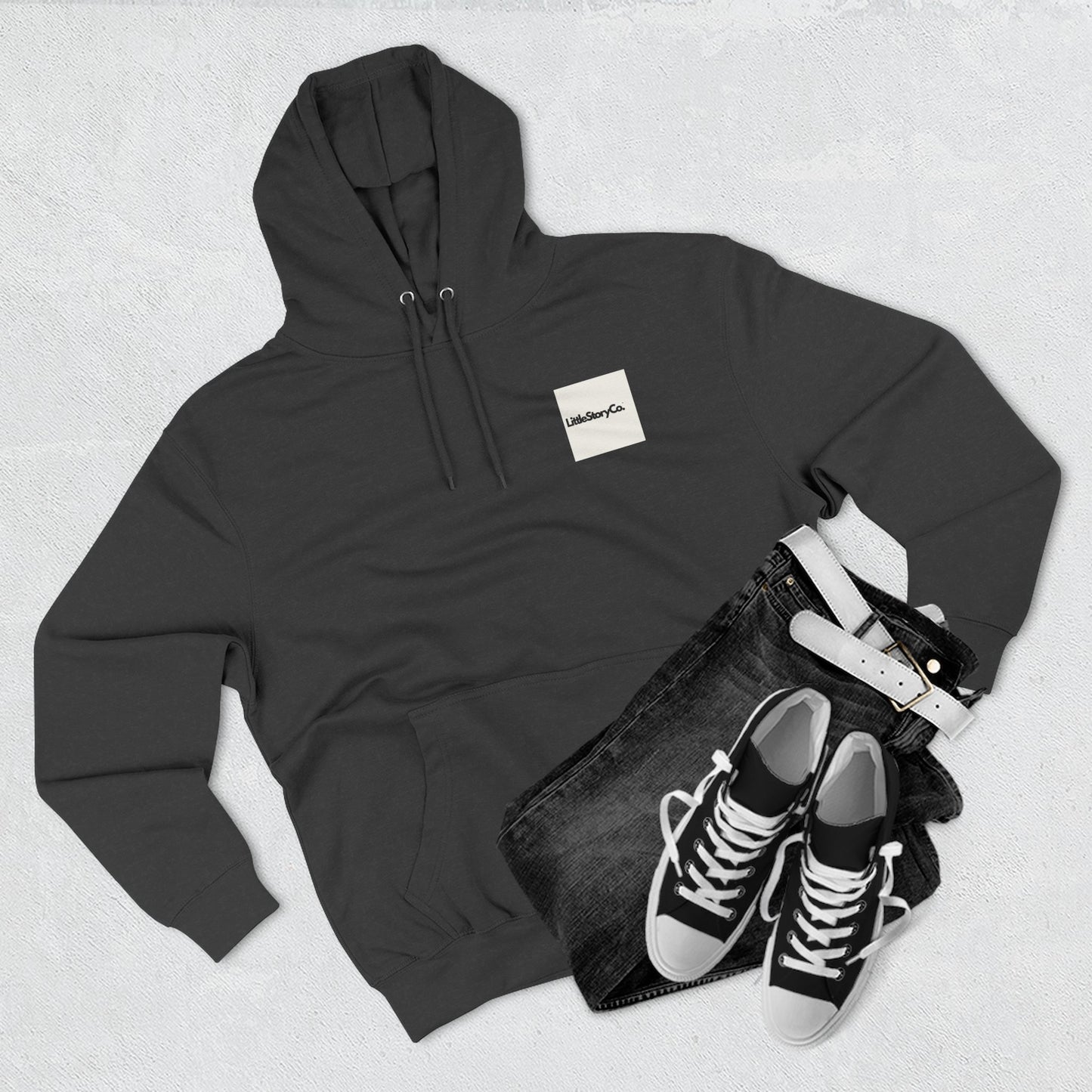 Lucky St. Patrick's Day Fleece Hoodie - Un Domincano Trying to Get Lucky, dominican st. patricks day hoodie - Little Story Co.