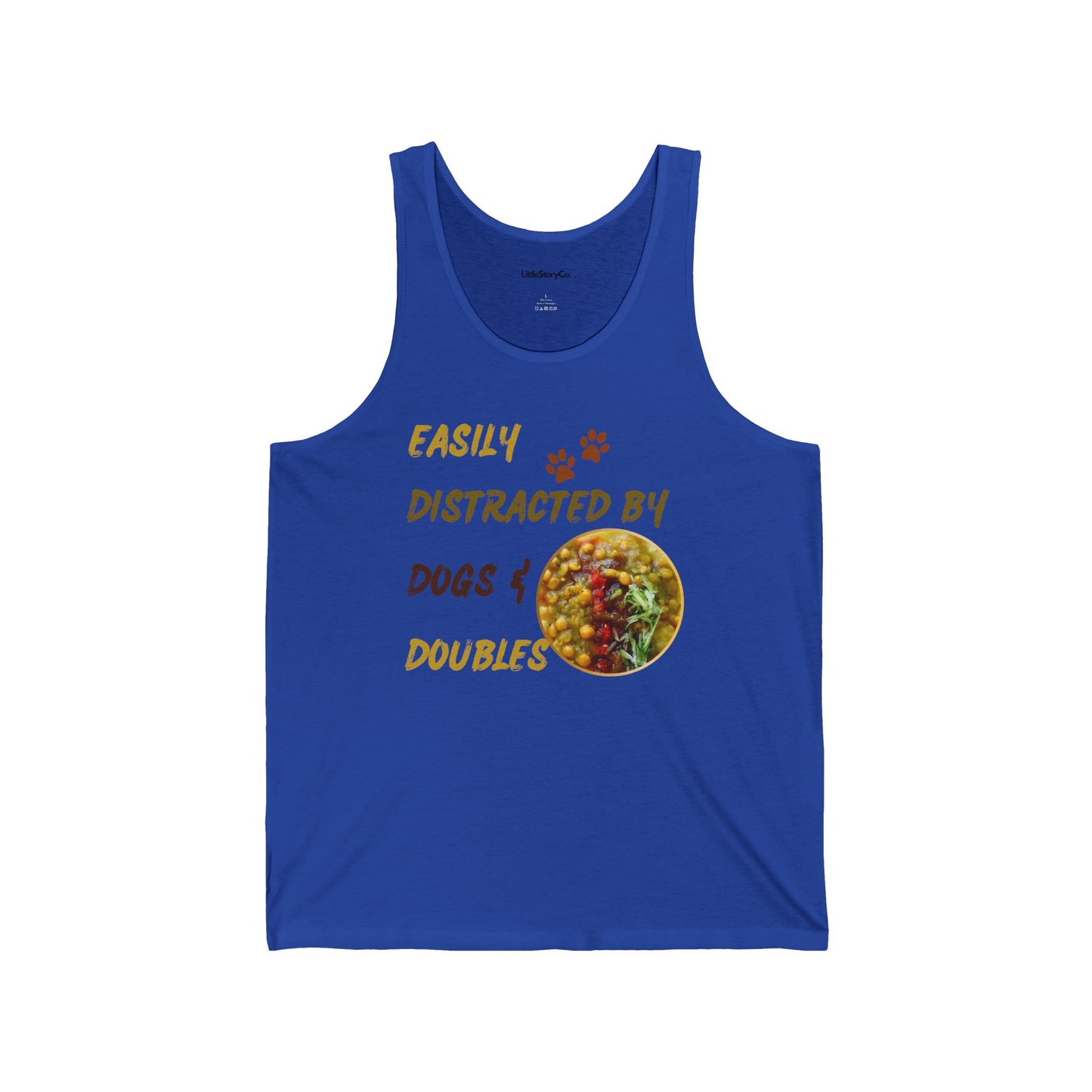 Easily Distracted by Dogs & Doubles Unisex Tank - Little Story Co.