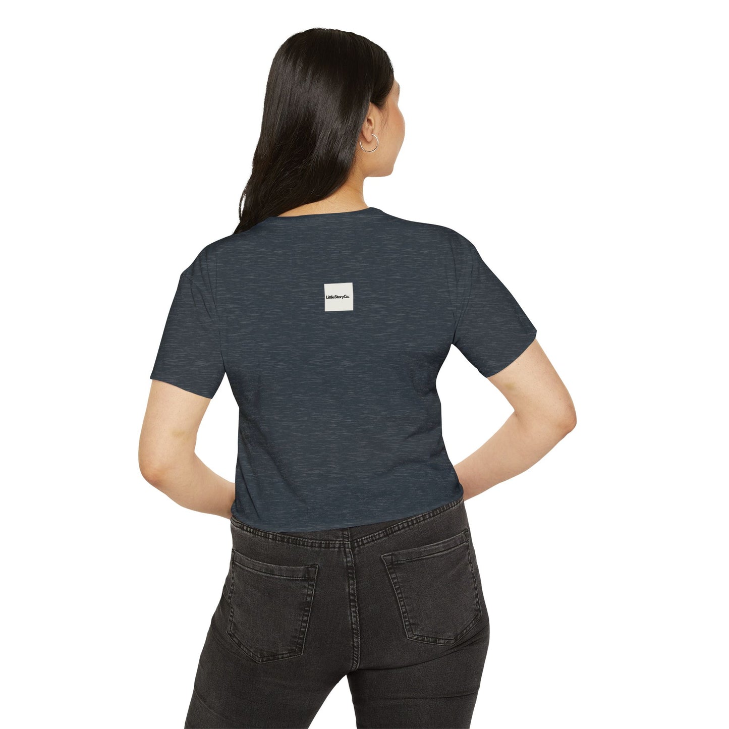 Women's Festival Crop Top - Liming and Bacchanal Logo - Little Story Co.