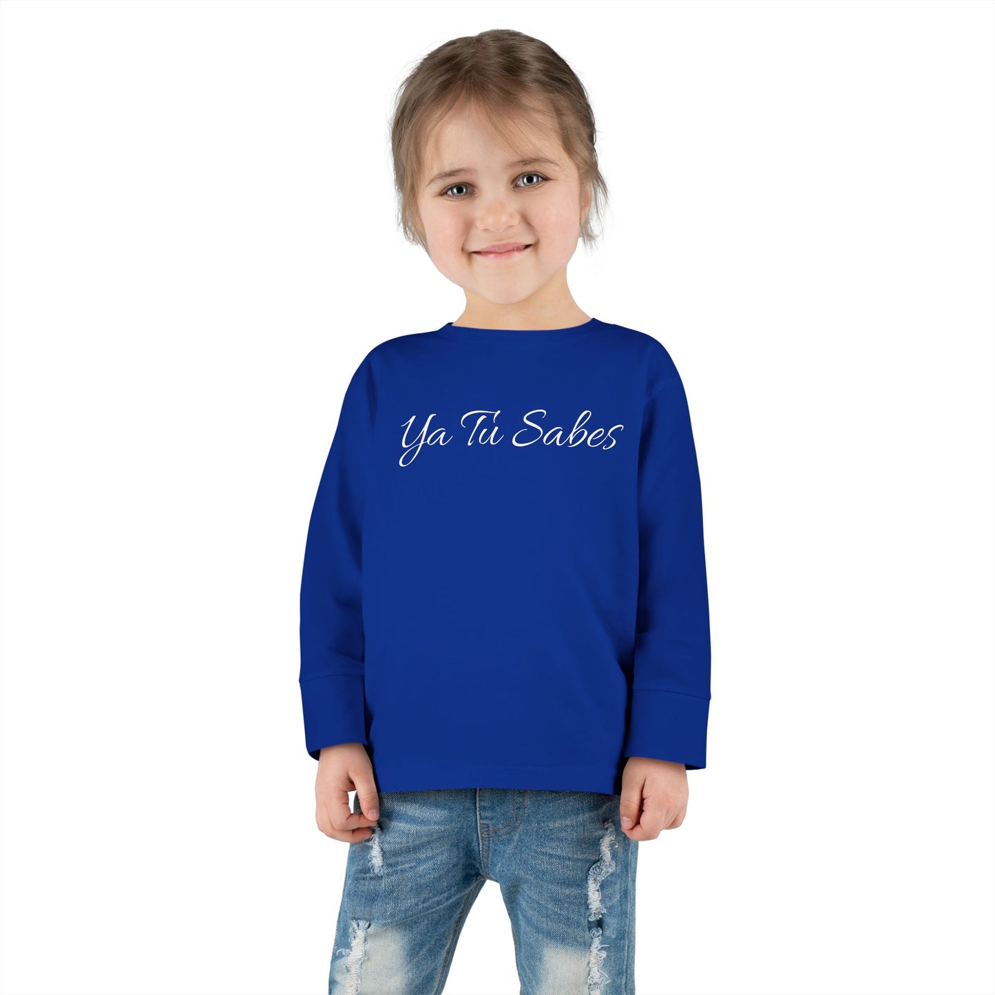 Toddler Long Sleeve Ya Tu Sabes Tee - Little Story Co.