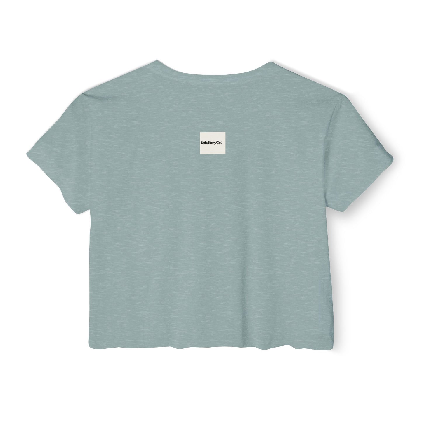 Women's Festival Crop Top - Liming and Bacchanal Logo - Little Story Co.