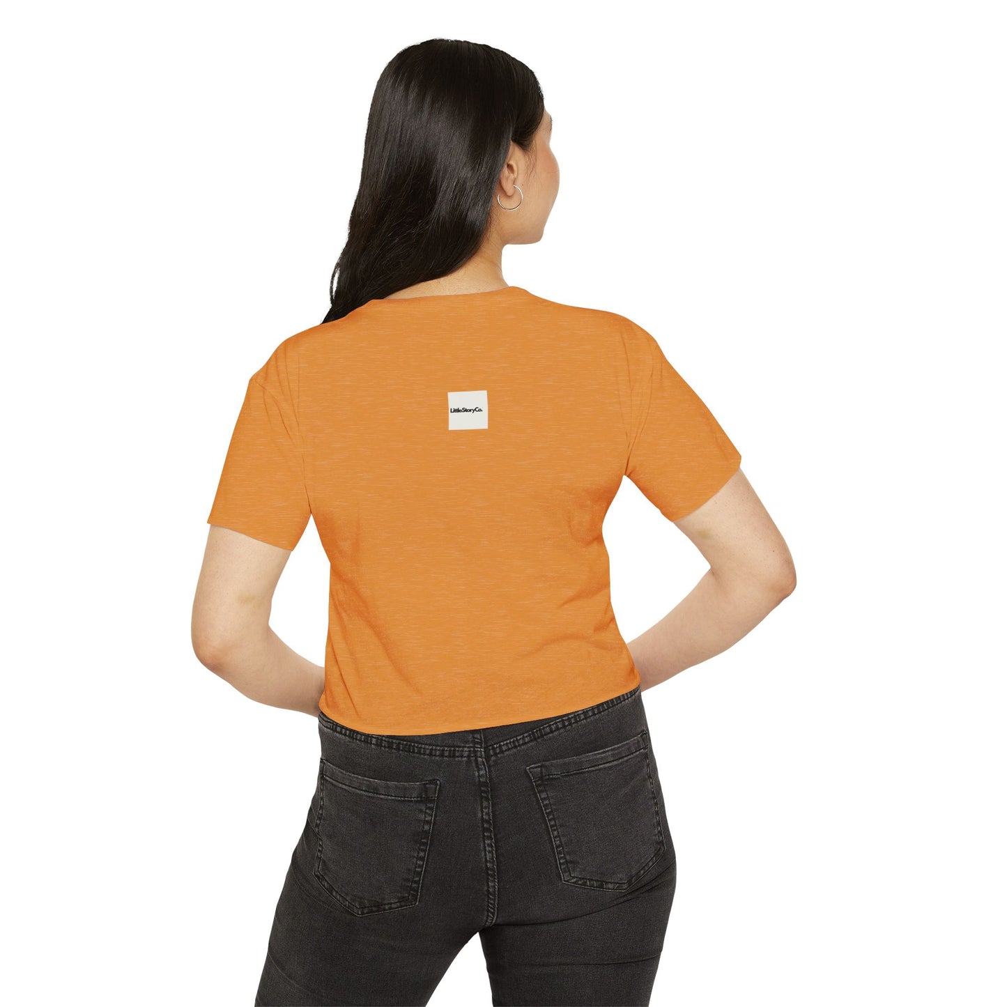 Women's Festival Crop Top - Liming and Bacchanal Logo - Little Story Co.