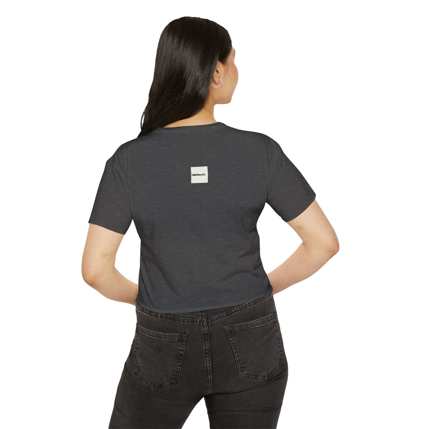 Women's Festival Crop Top - Liming and Bacchanal Logo - Little Story Co.