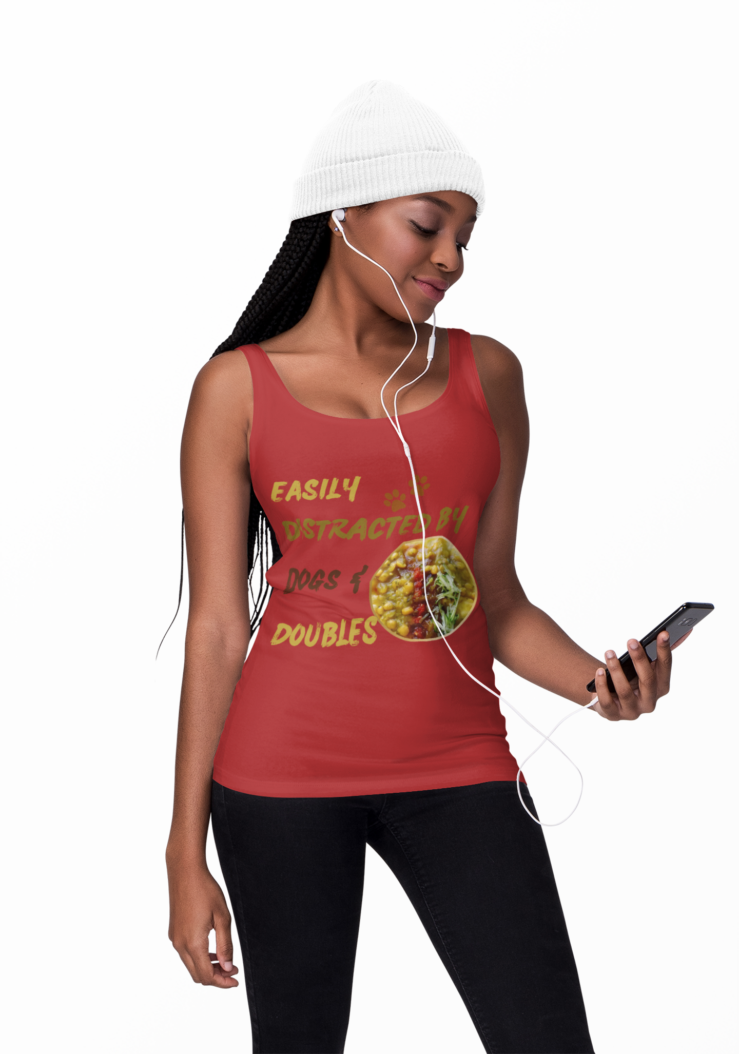 Easily Distracted by Dogs & Doubles Unisex Tank - Little Story Co.
