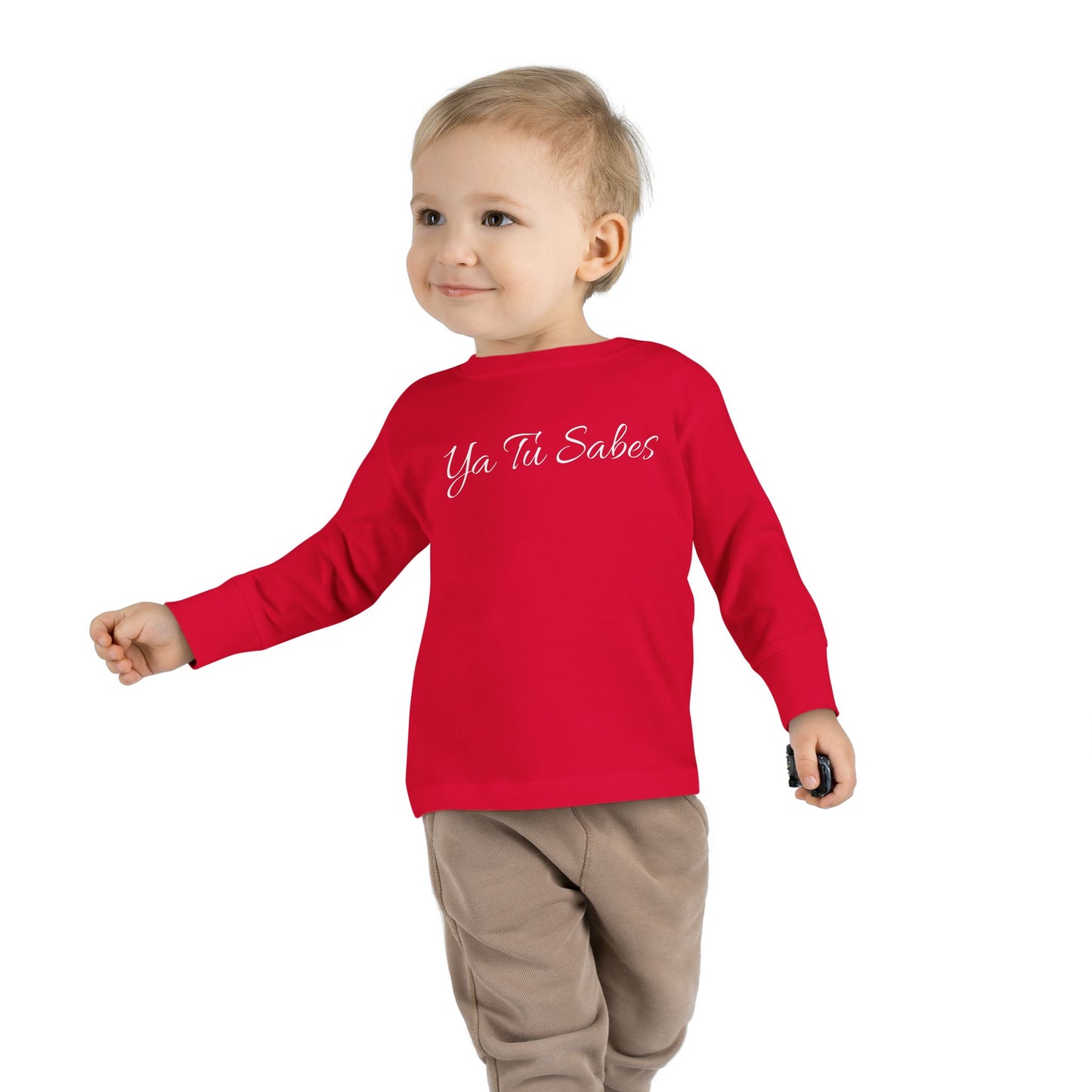 Toddler Long Sleeve Ya Tu Sabes Tee - Little Story Co.