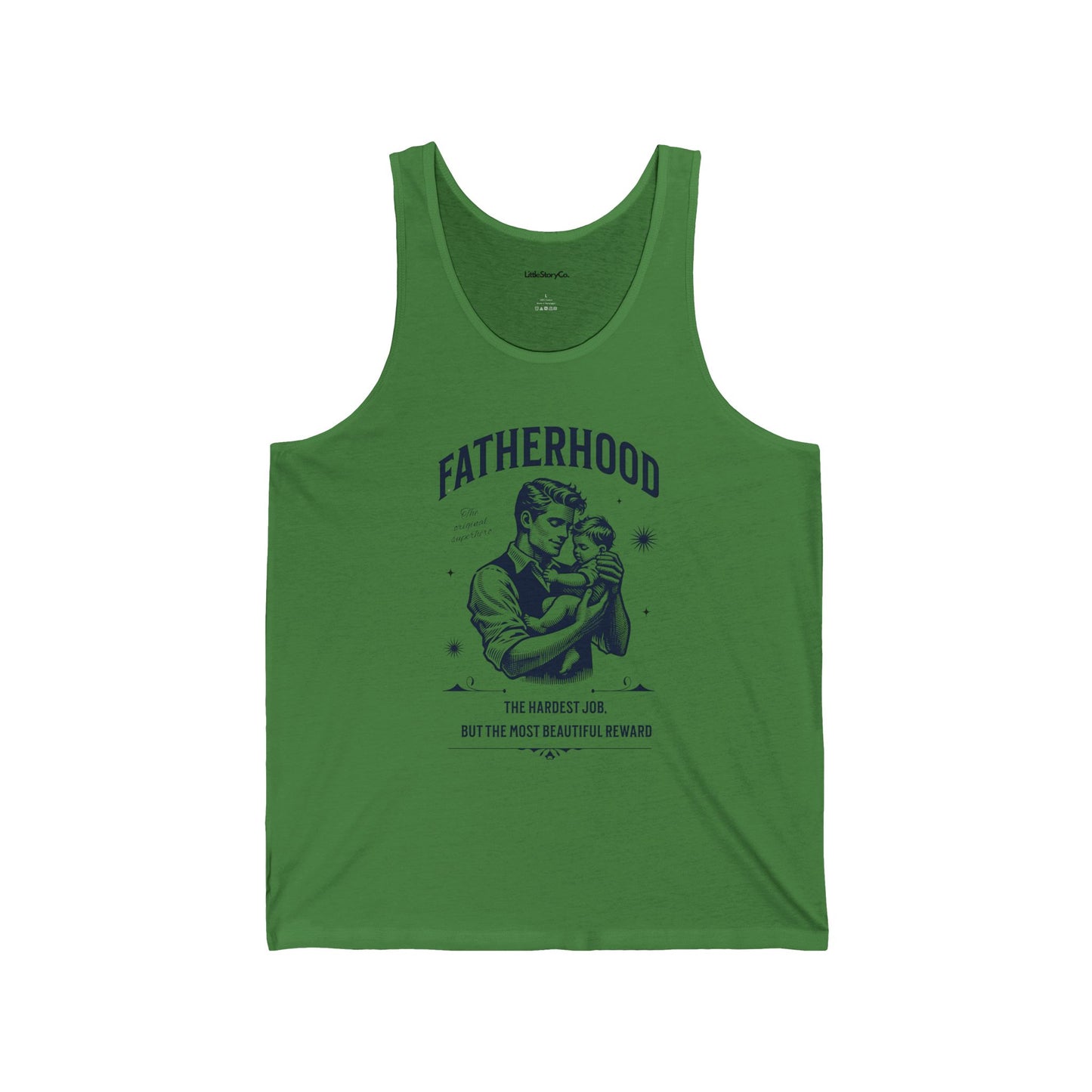 Fatherhood Unisex Jersey Tank - Celebrate the Best Job Ever - Little Story Co.