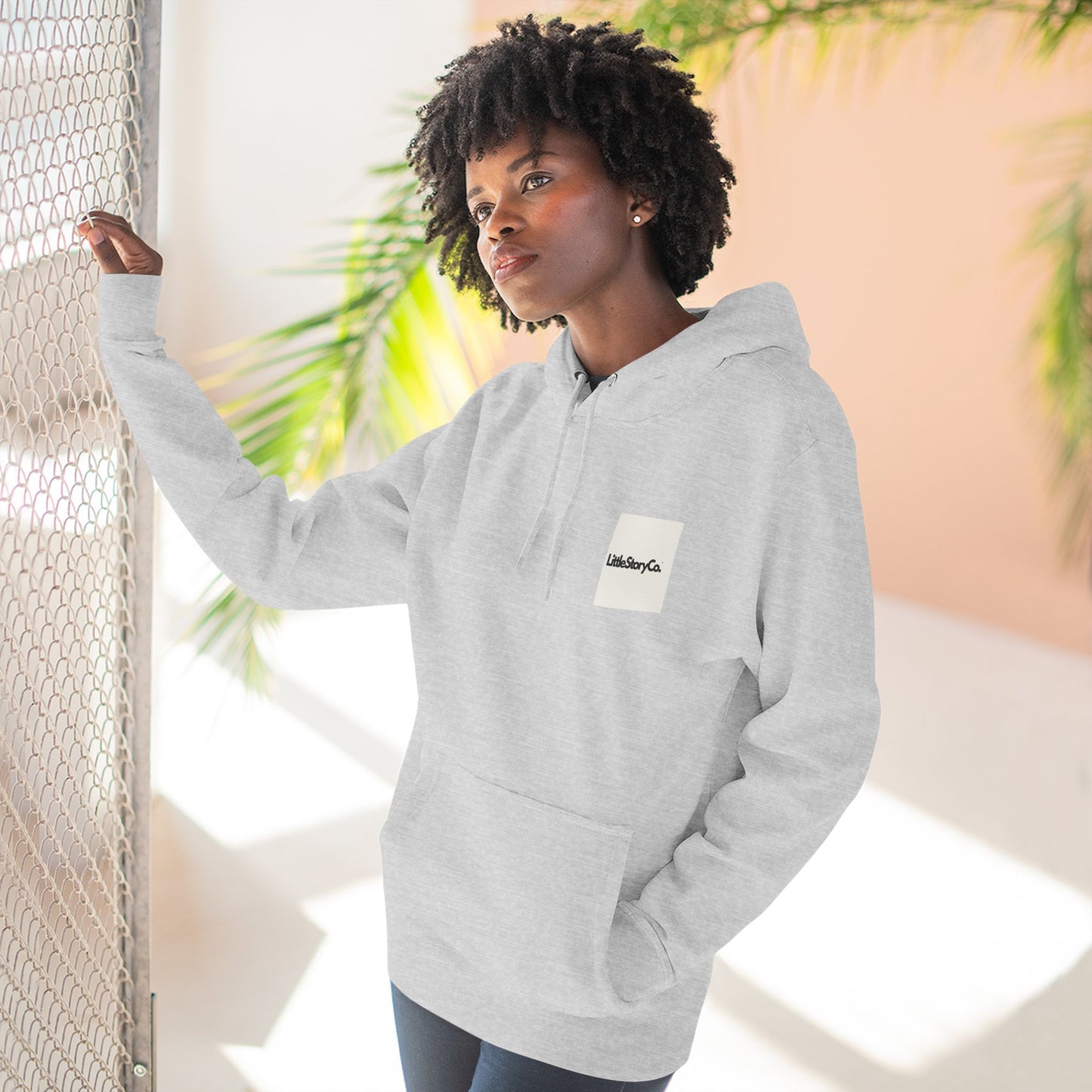 Lucky St. Patrick's Day Fleece Hoodie - Un Domincano Trying to Get Lucky, dominican st. patricks day hoodie - Little Story Co.