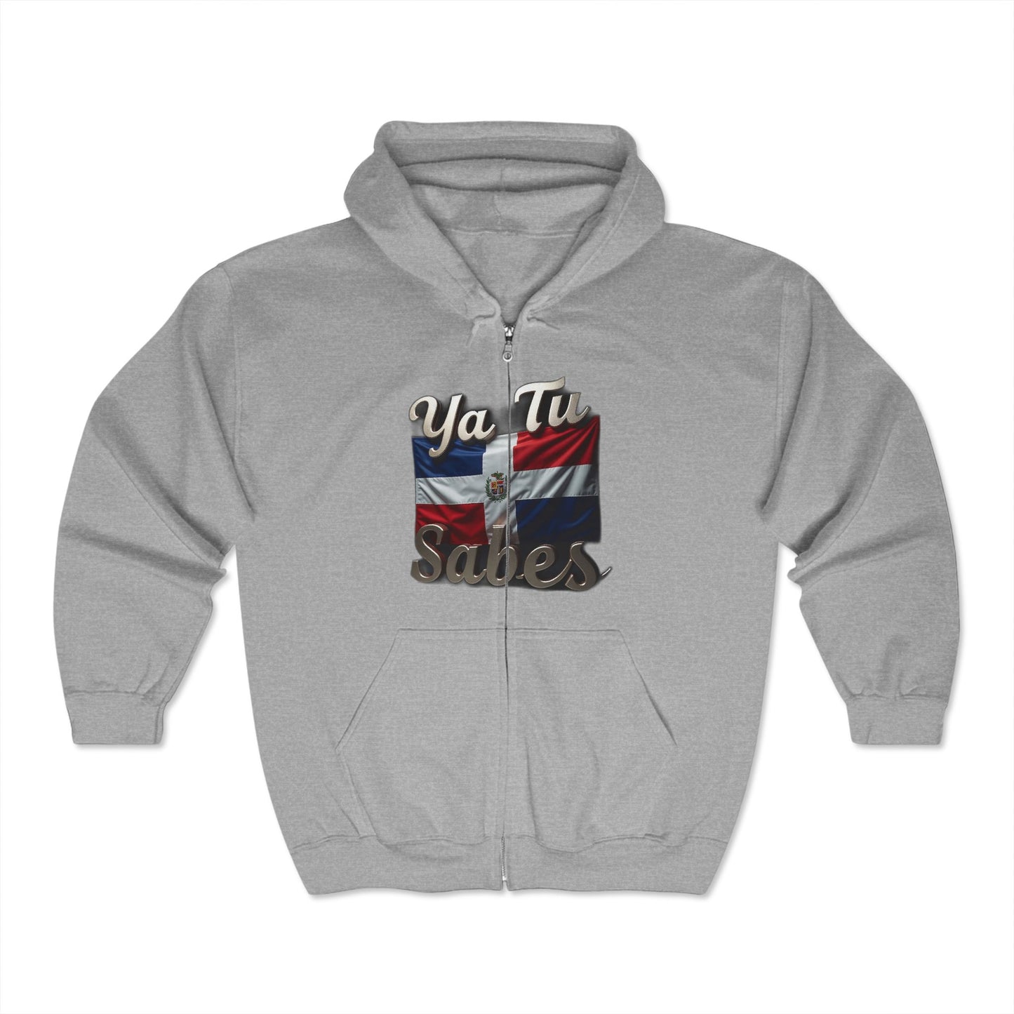 Unisex Ya Tu Sabes Heavy Blend™ Full Zip Hooded Sweatshirt - Little Story Co.