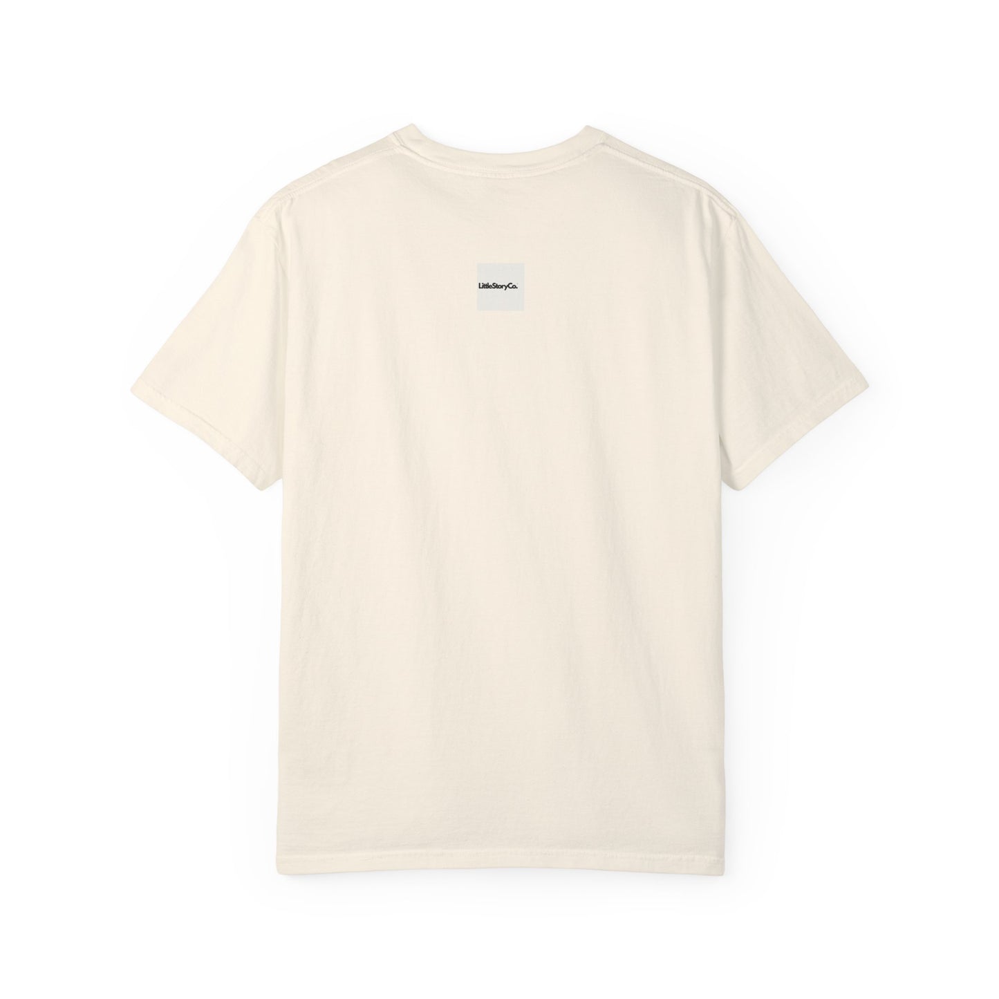 Unisex Garment-Dyed T-Shirt: 'Make Roti Not War' - Comfortable and Positive Vibes - Little Story Co.