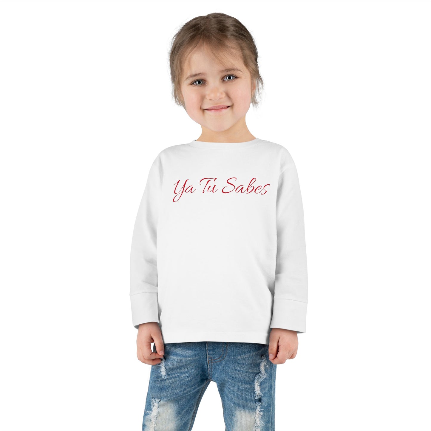 Toddler Long Sleeve Ya Tu Sabes Tee - Little Story Co.