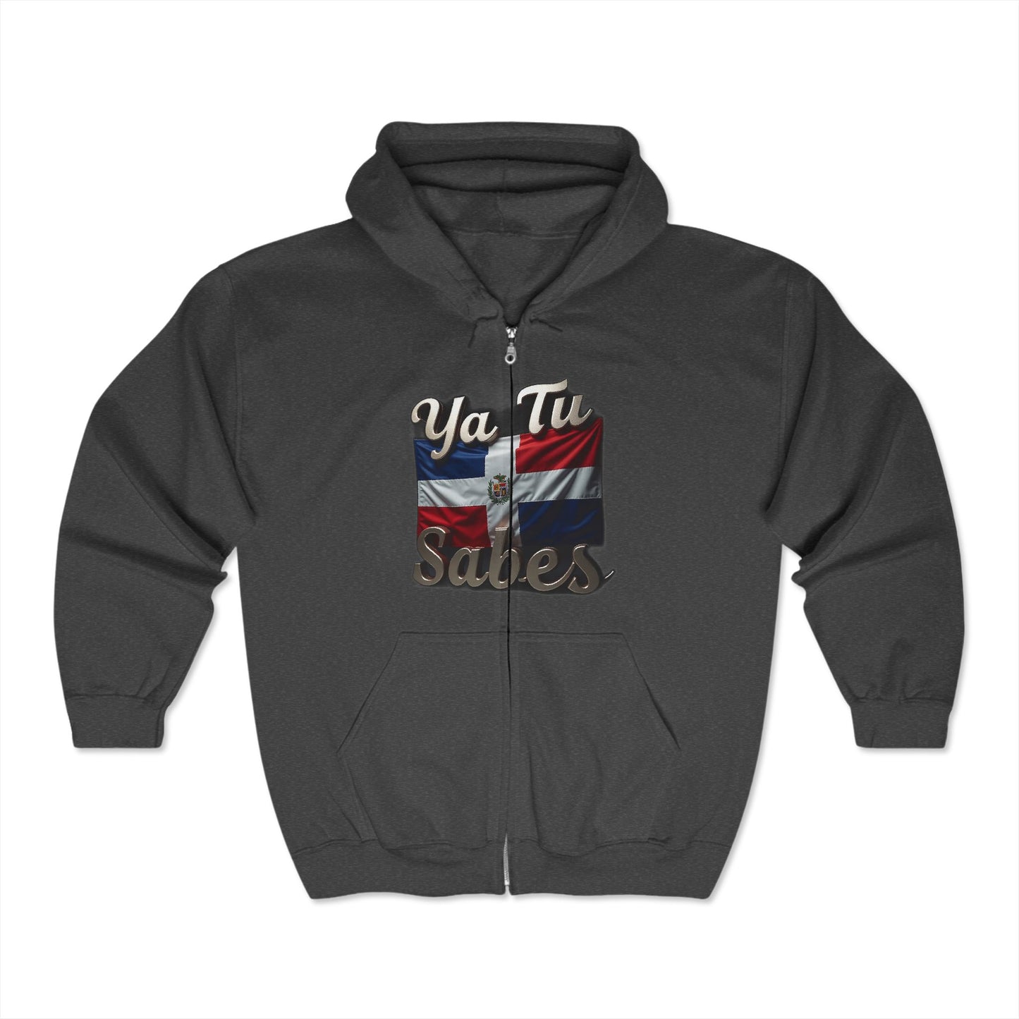 Unisex Ya Tu Sabes Heavy Blend™ Full Zip Hooded Sweatshirt - Little Story Co.