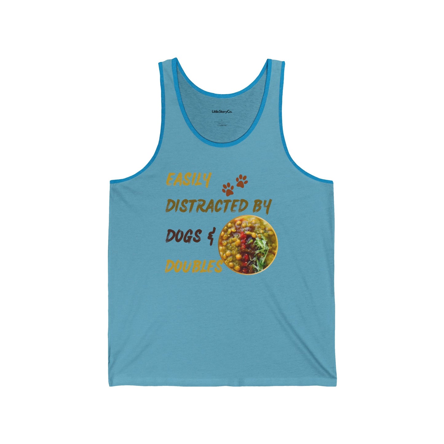 Easily Distracted by Dogs & Doubles Unisex Tank - Little Story Co.