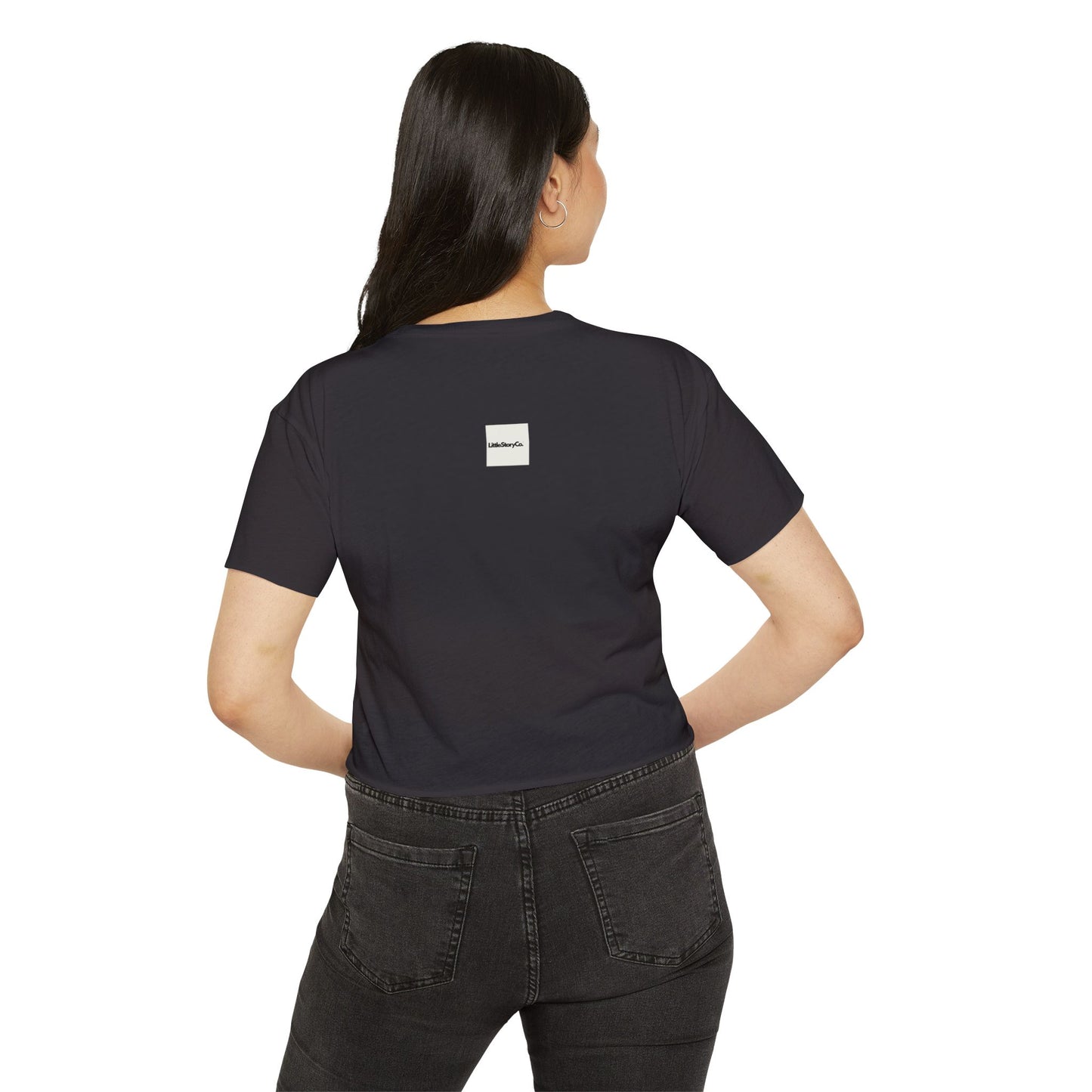 Women's Festival Crop Top - Liming and Bacchanal Logo - Little Story Co.