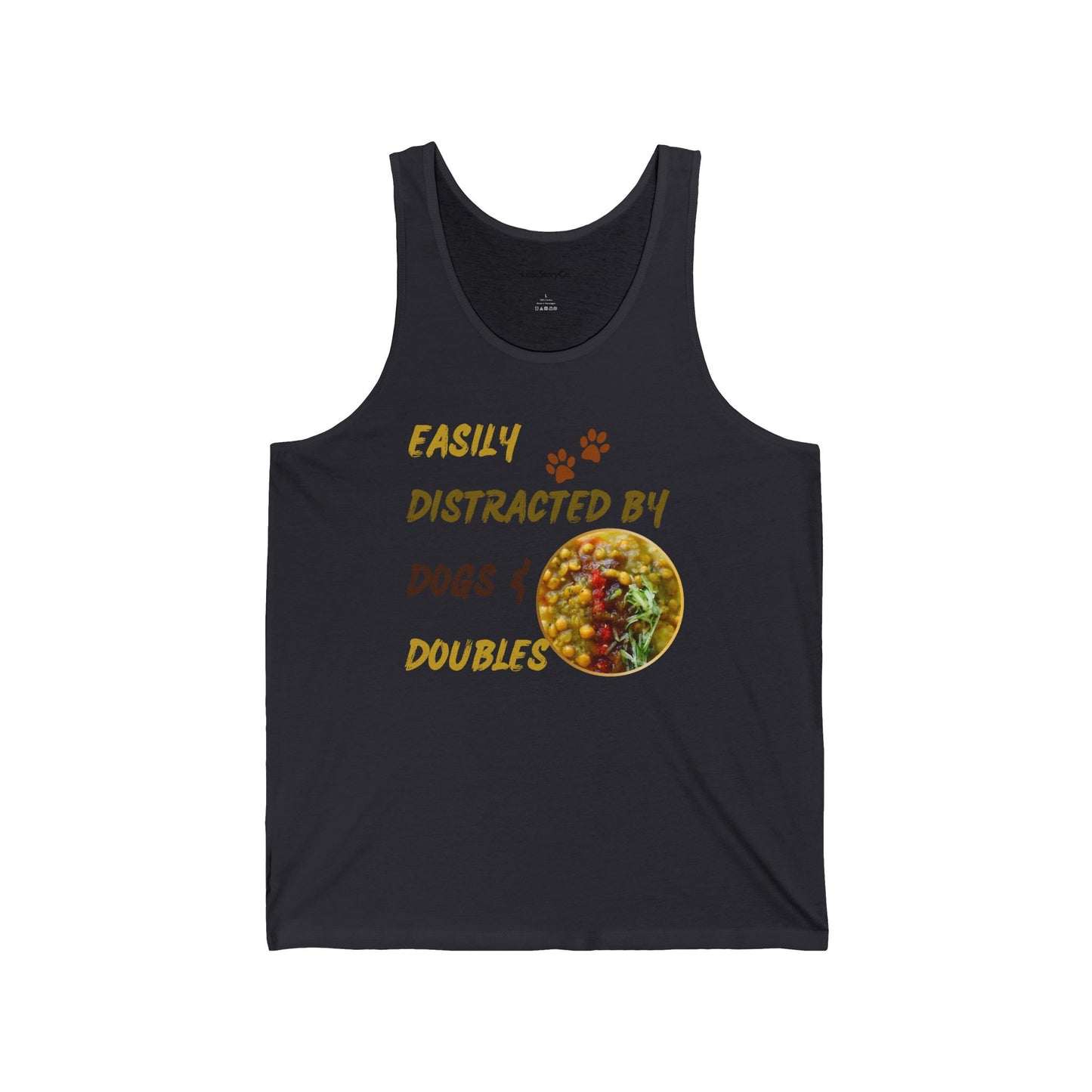 Easily Distracted by Dogs & Doubles Unisex Tank - Little Story Co.