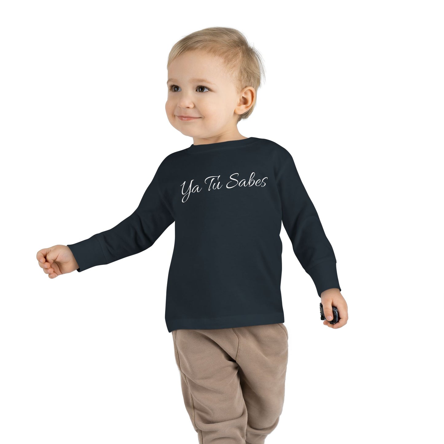 Toddler Long Sleeve Ya Tu Sabes Tee - Little Story Co.