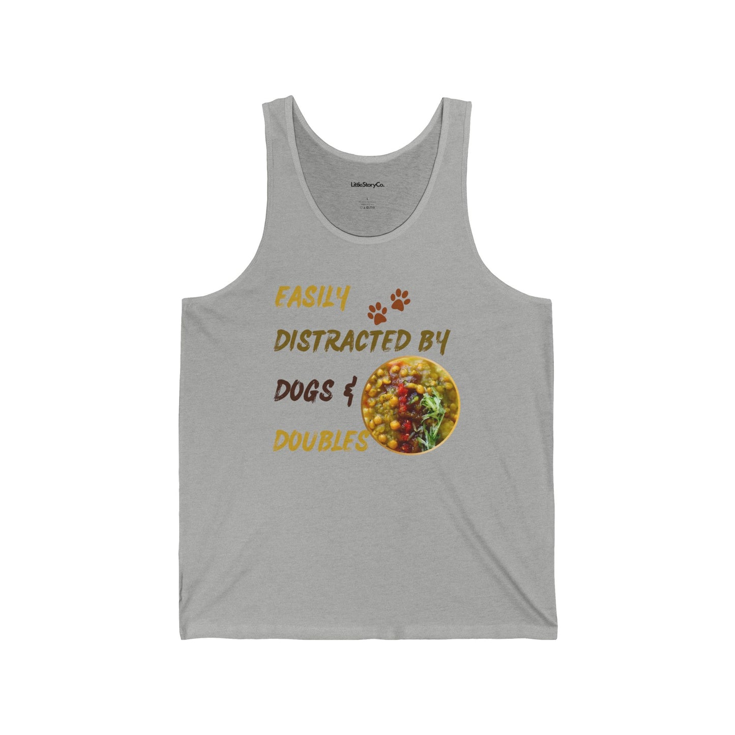 Easily Distracted by Dogs & Doubles Unisex Tank - Little Story Co.