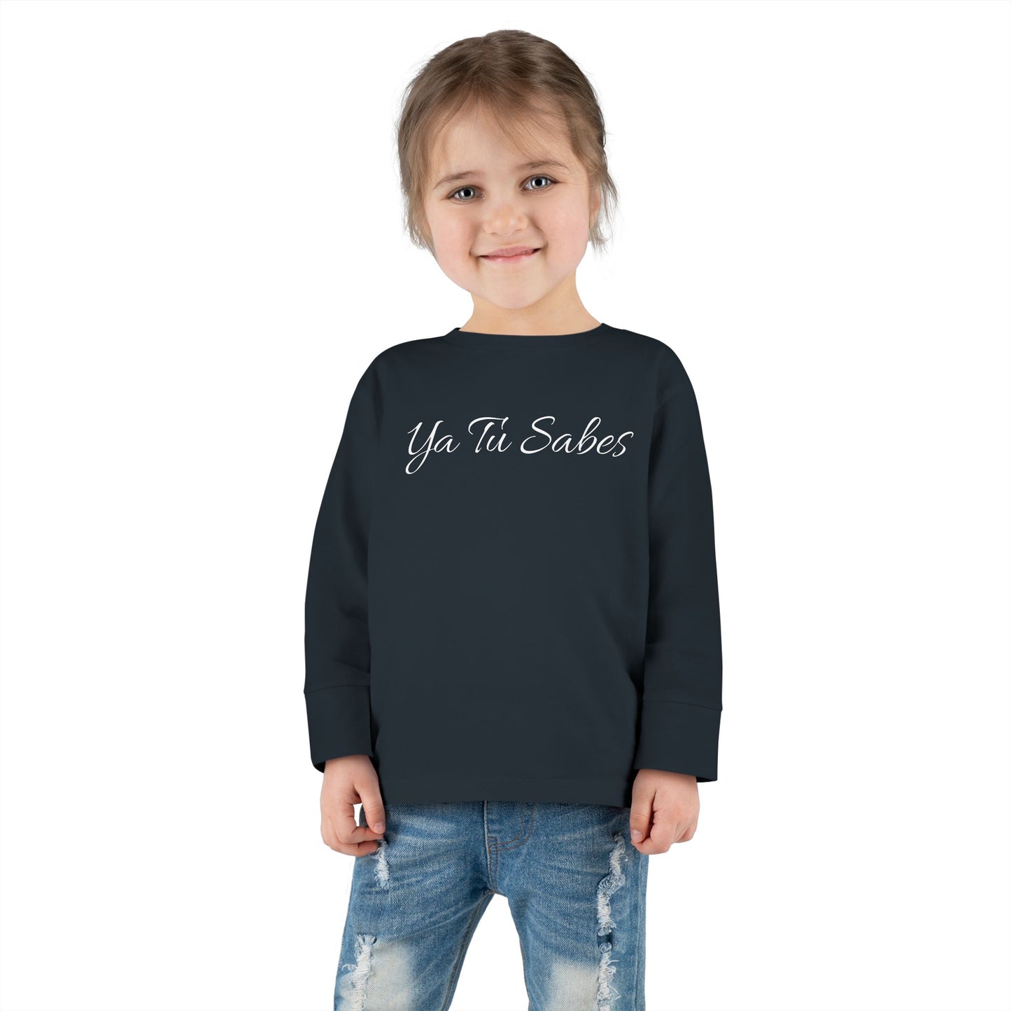 Toddler Long Sleeve Ya Tu Sabes Tee - Little Story Co.