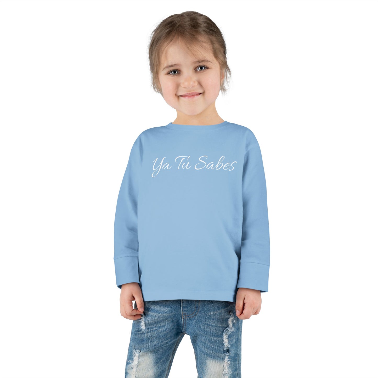 Toddler Long Sleeve Ya Tu Sabes Tee - Little Story Co.