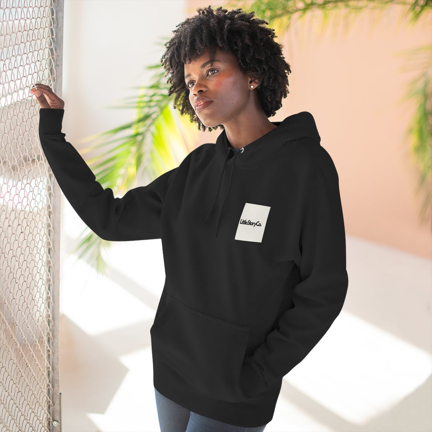 Lucky St. Patrick's Day Fleece Hoodie - Un Domincano Trying to Get Lucky, dominican st. patricks day hoodie - Little Story Co.