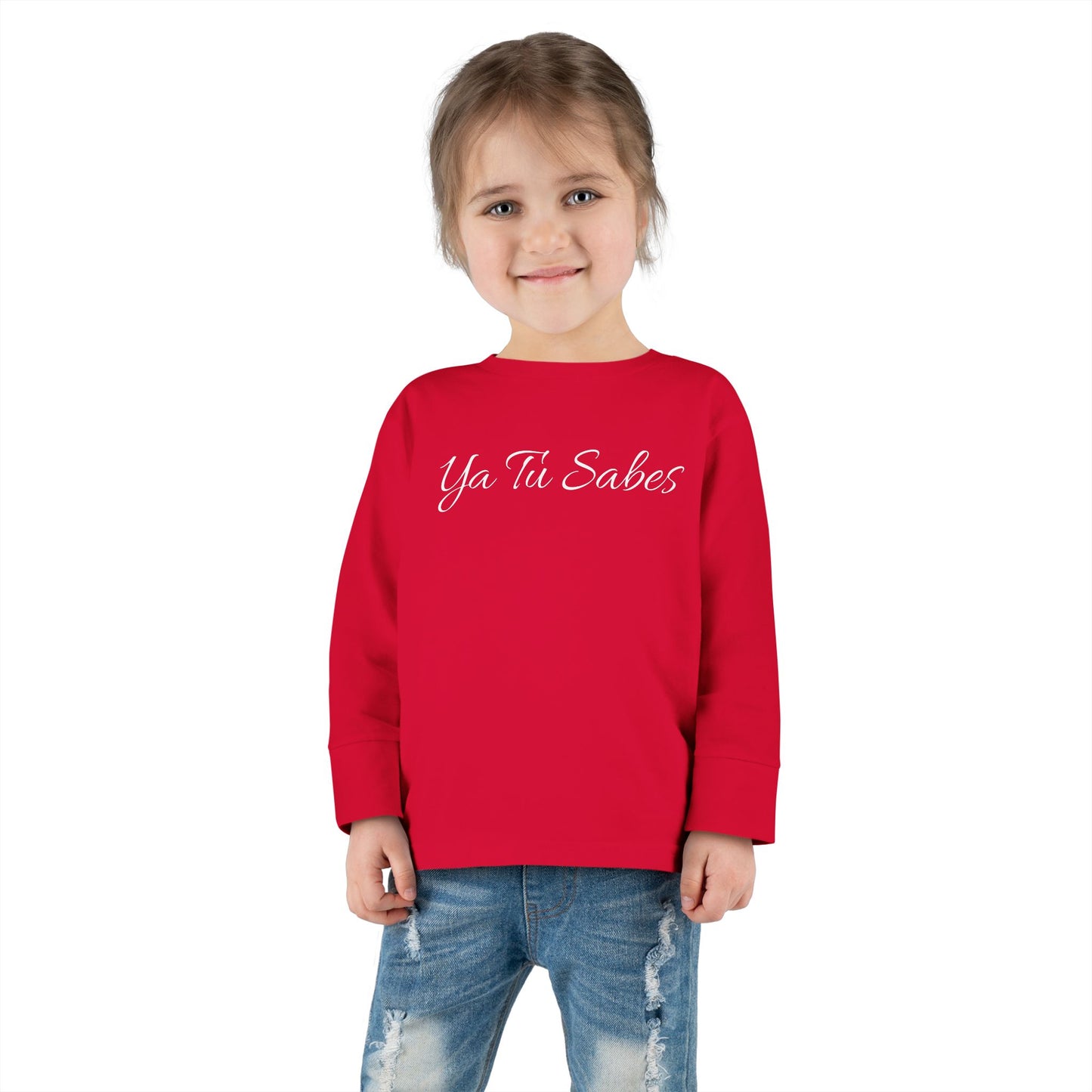 Toddler Long Sleeve Ya Tu Sabes Tee - Little Story Co.