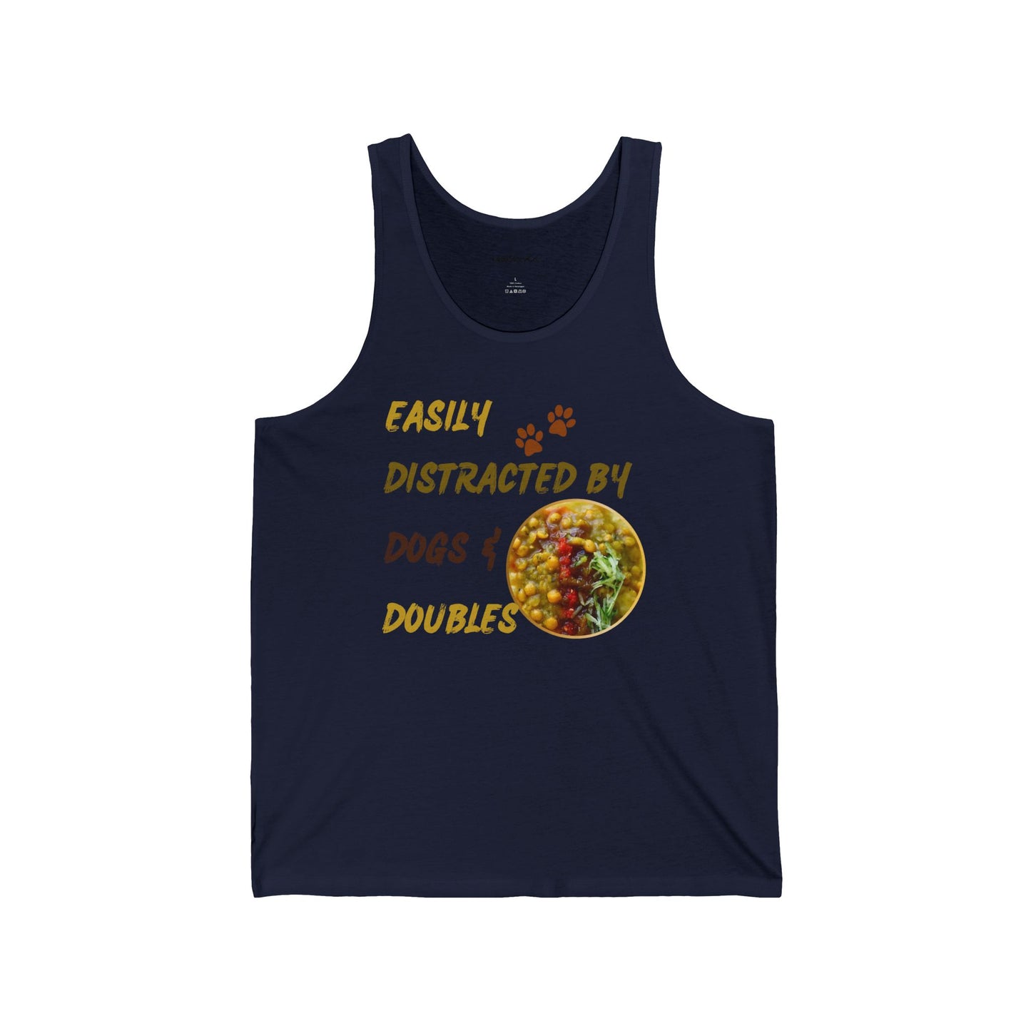 Easily Distracted by Dogs & Doubles Unisex Tank - Little Story Co.