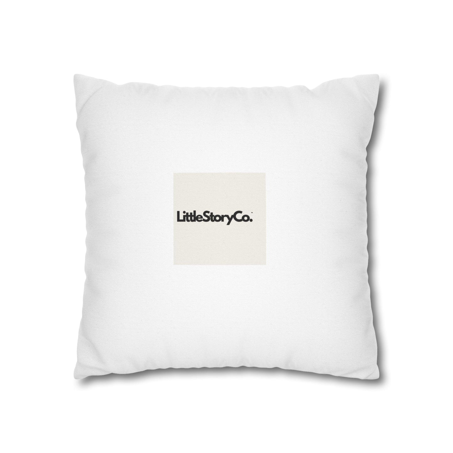 Make Mango Not War - Fun Spun Polyester Square Pillowcase for a Cheerful Home Decor - Little Story Co.