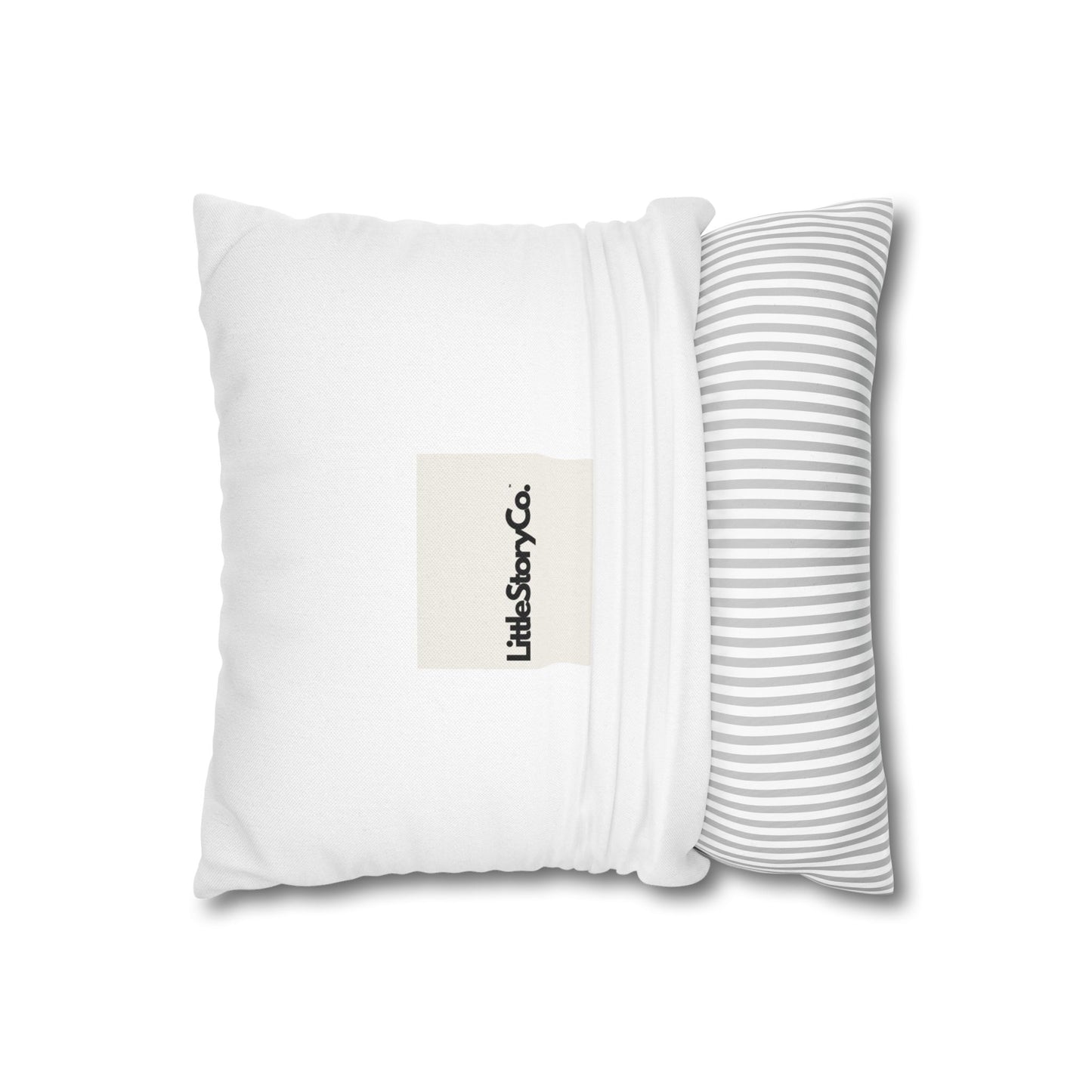 Make Mango Not War - Fun Spun Polyester Square Pillowcase for a Cheerful Home Decor - Little Story Co.