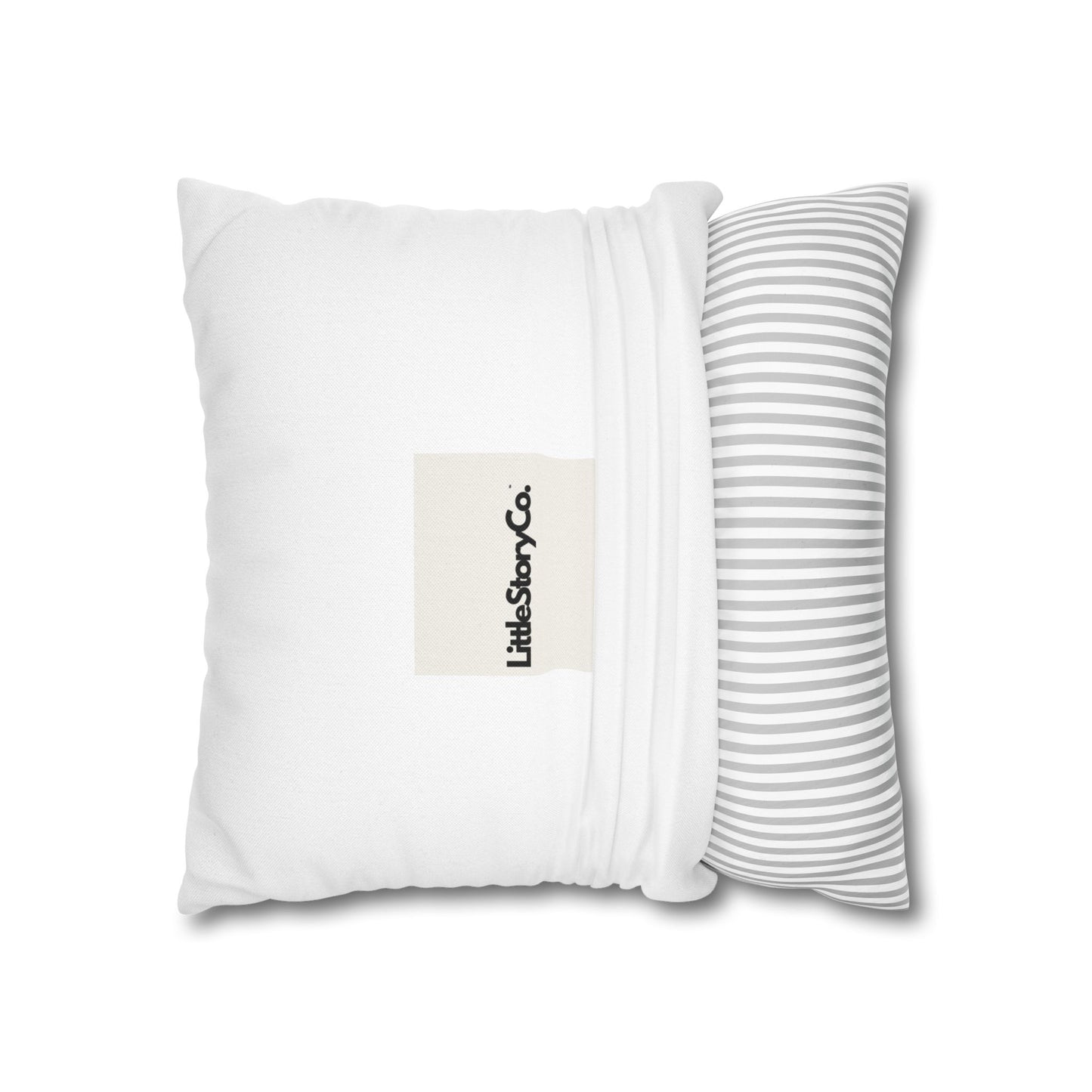 Make Mango Not War - Fun Spun Polyester Square Pillowcase for a Cheerful Home Decor - Little Story Co.