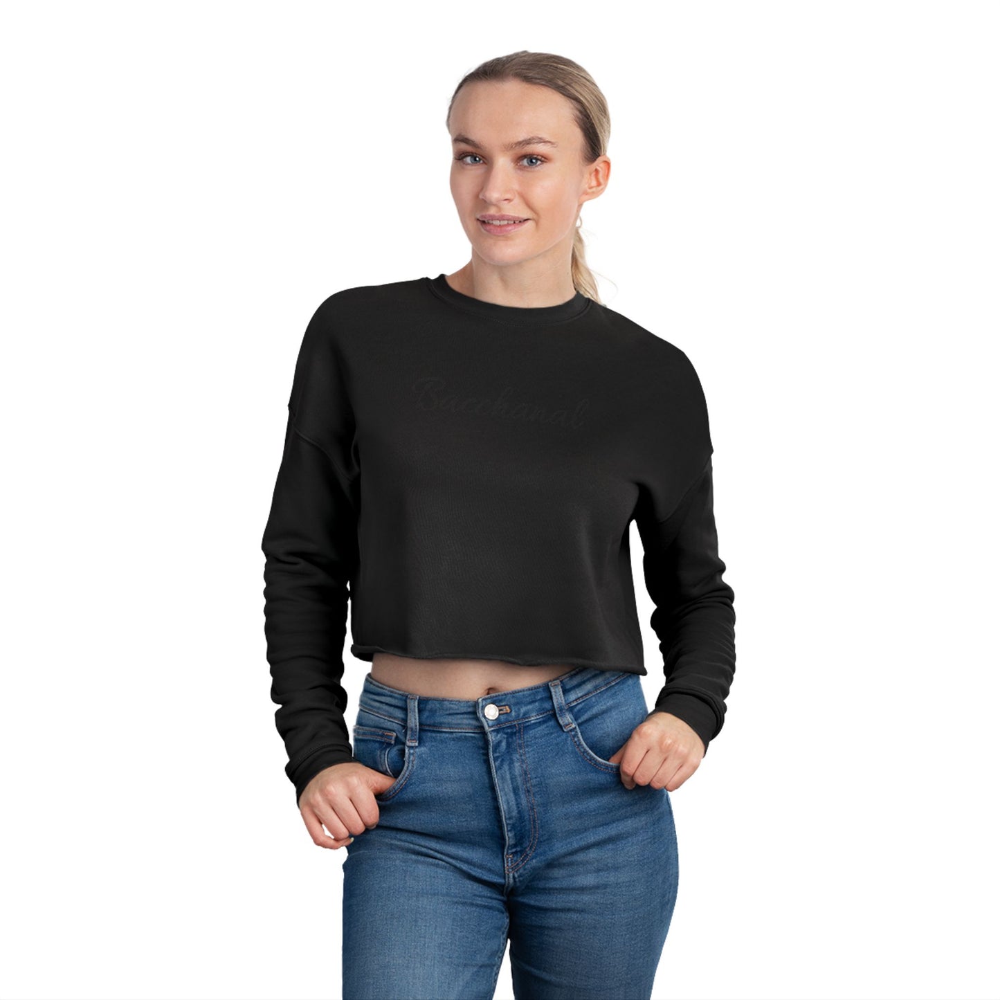 Women's Bacchanal Cropped Sweatshirt - Little Story Co.