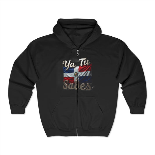 Unisex Ya Tu Sabes Heavy Blend™ Full Zip Hooded Sweatshirt - Little Story Co.