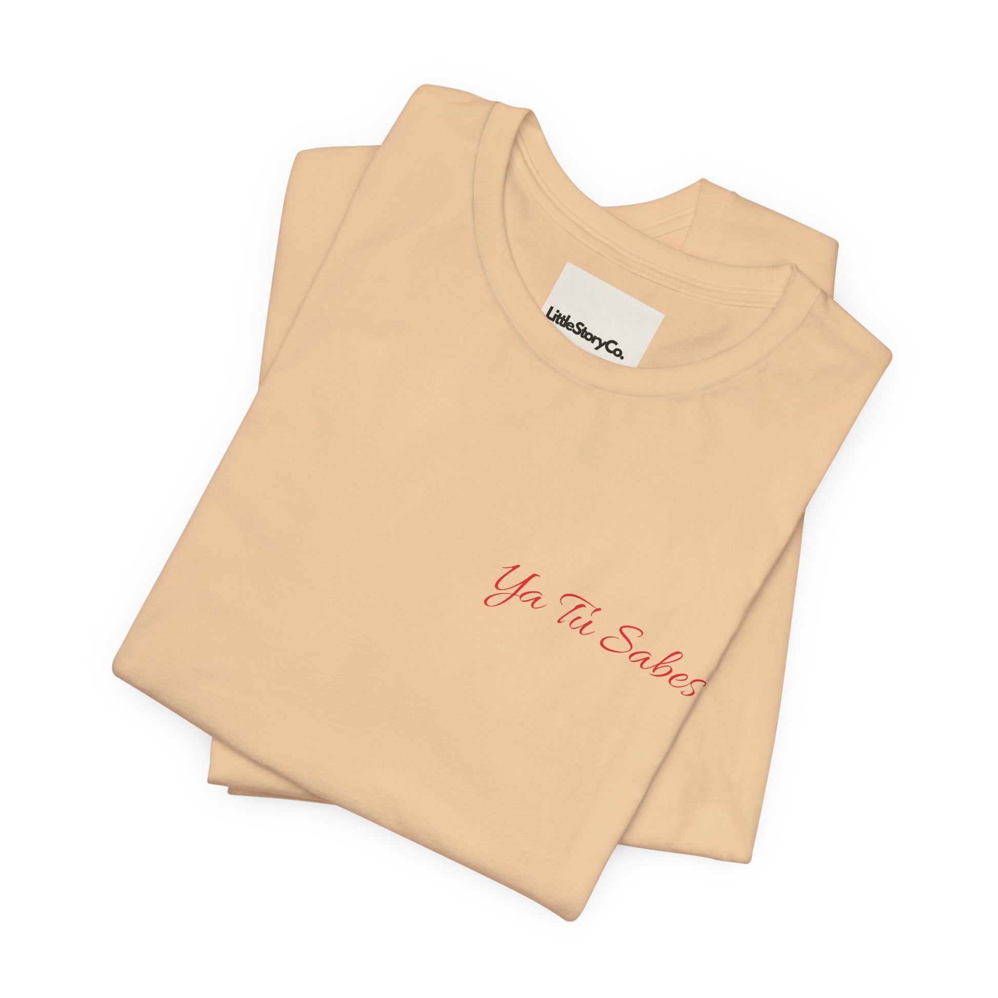 Ya Tu Sabes in Red Pocket Unisex Jersey Short Sleeve Tee - Little Story Co.