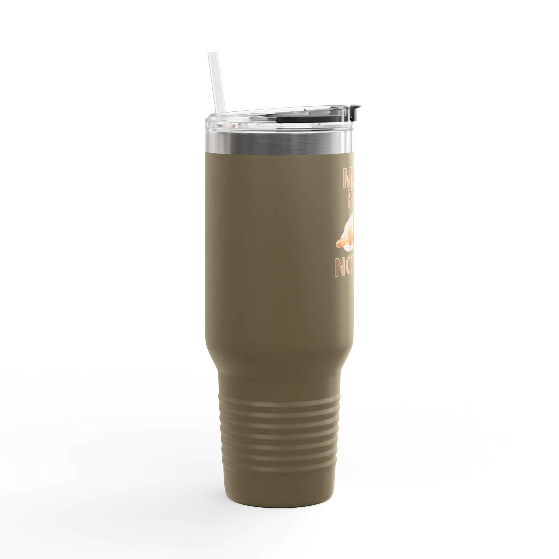 Make Roti Not War Insulated Travel Mug - 40oz - Little Story Co.