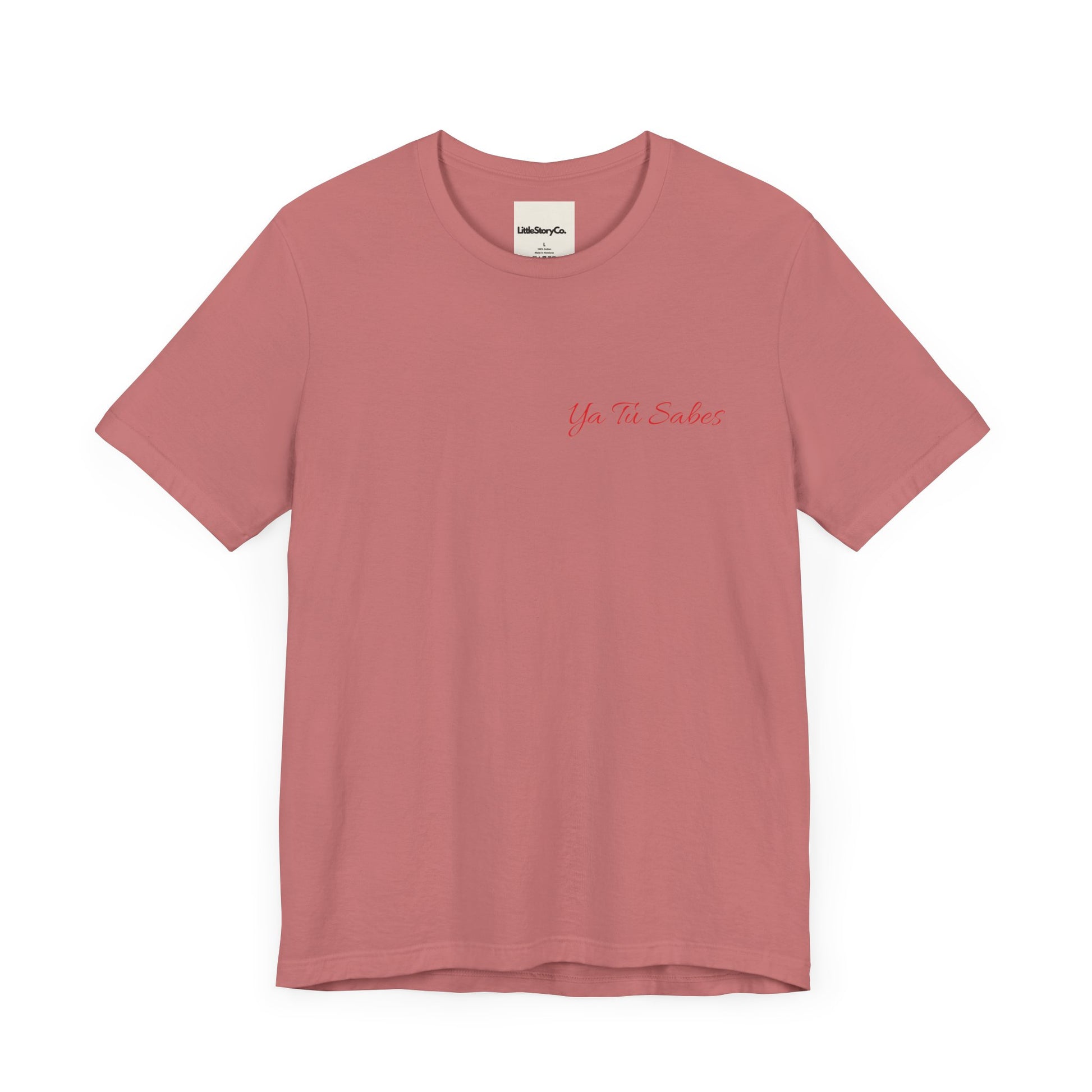 Ya Tu Sabes in Red Pocket Unisex Jersey Short Sleeve Tee - Little Story Co.