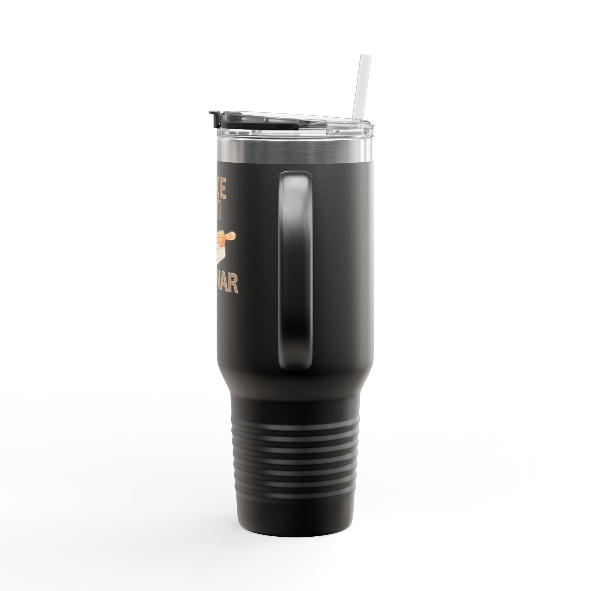 Make Roti Not War Insulated Travel Mug - 40oz - Little Story Co.