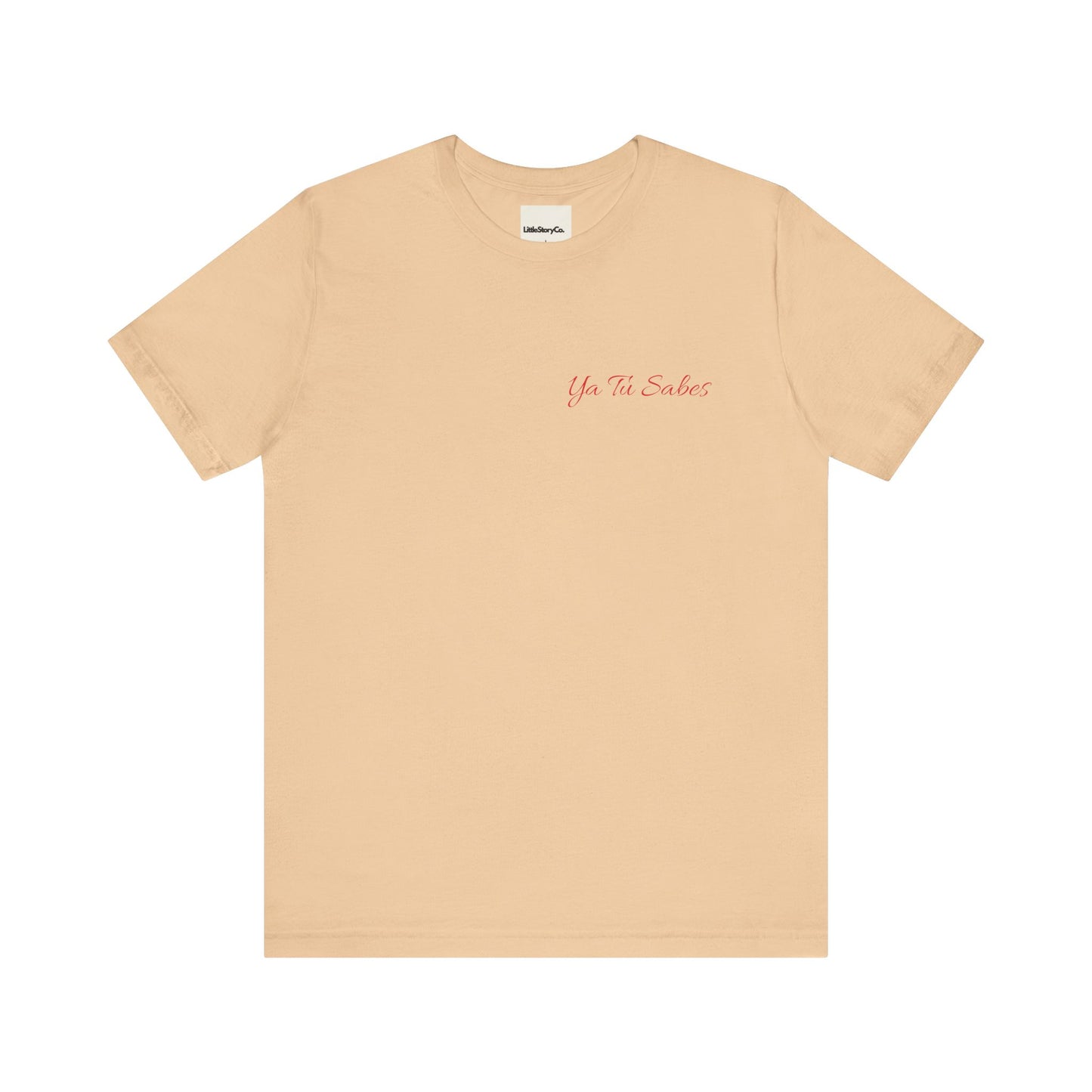 Ya Tu Sabes in Red Pocket Unisex Jersey Short Sleeve Tee - Little Story Co.