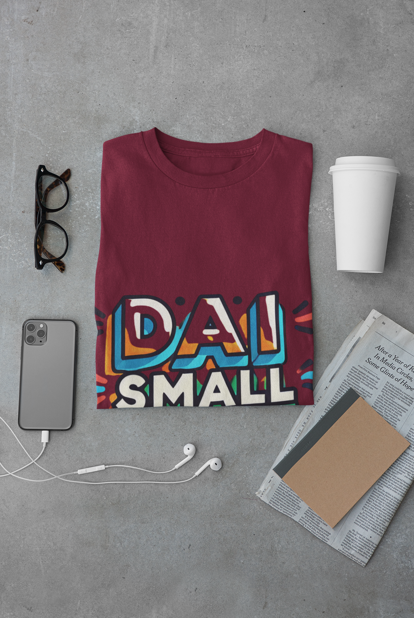 Unisex Dai Small Ting Cotton Crew Tee - Little Story Co.